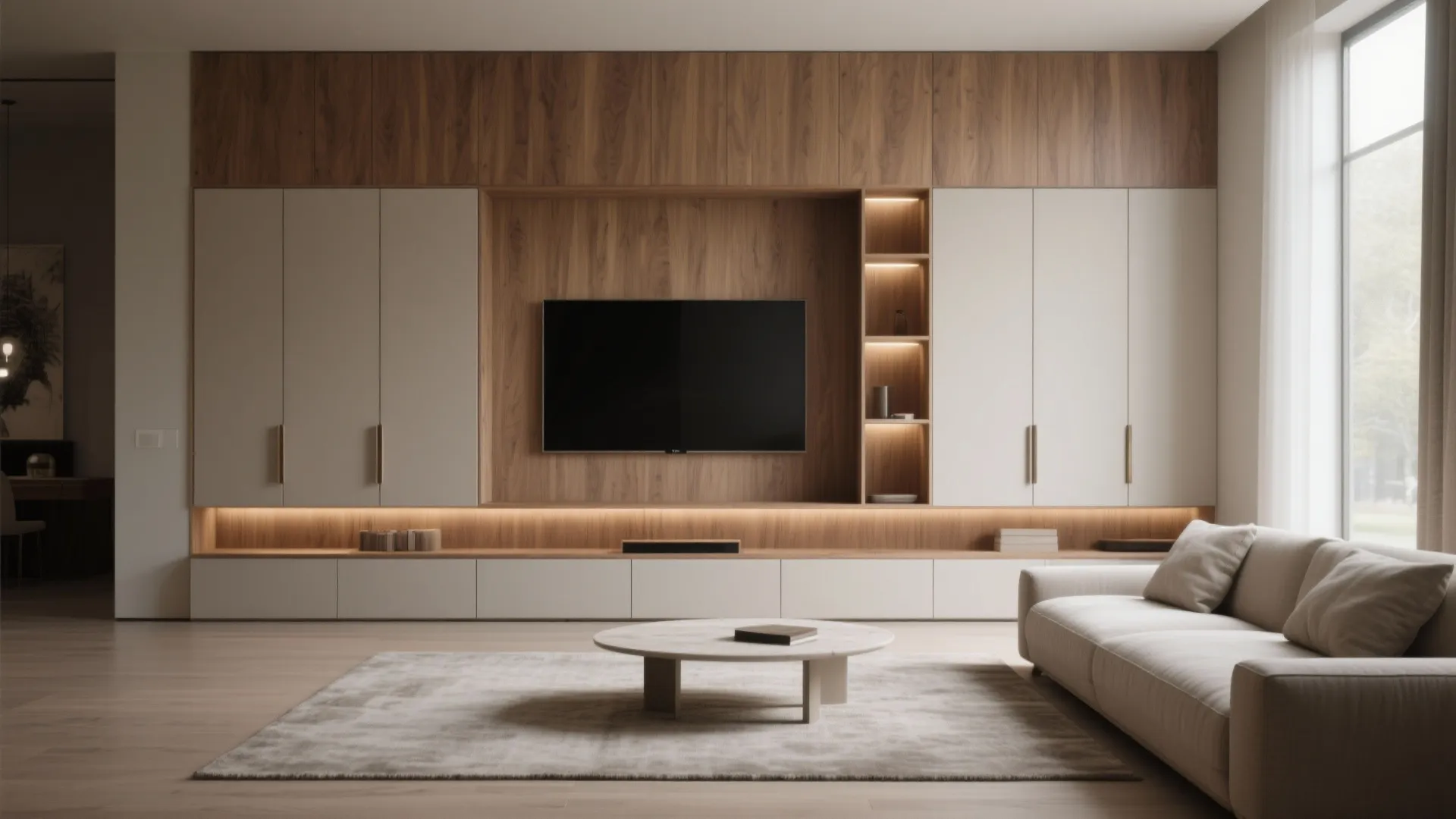 Storage that disappears: build up, not out