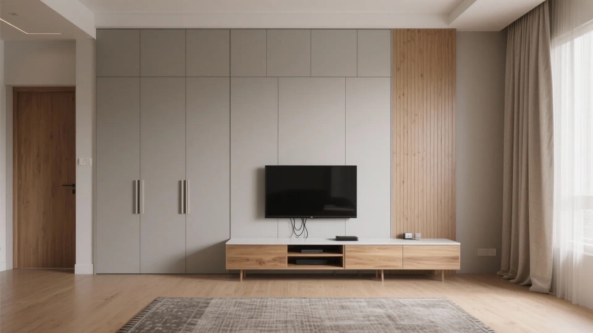 Minimalist Storage Walls that Disappear