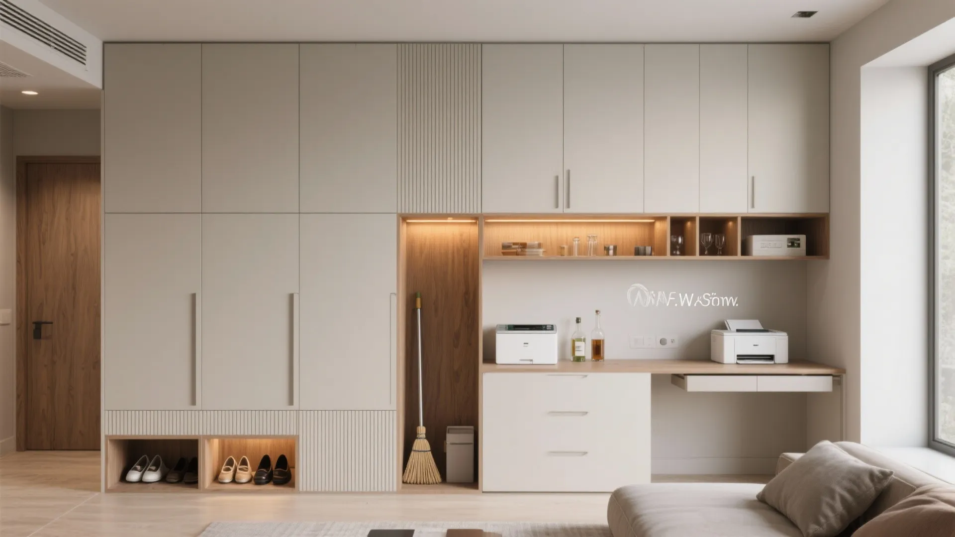 2) A Minimal Storage Wall That Does It All