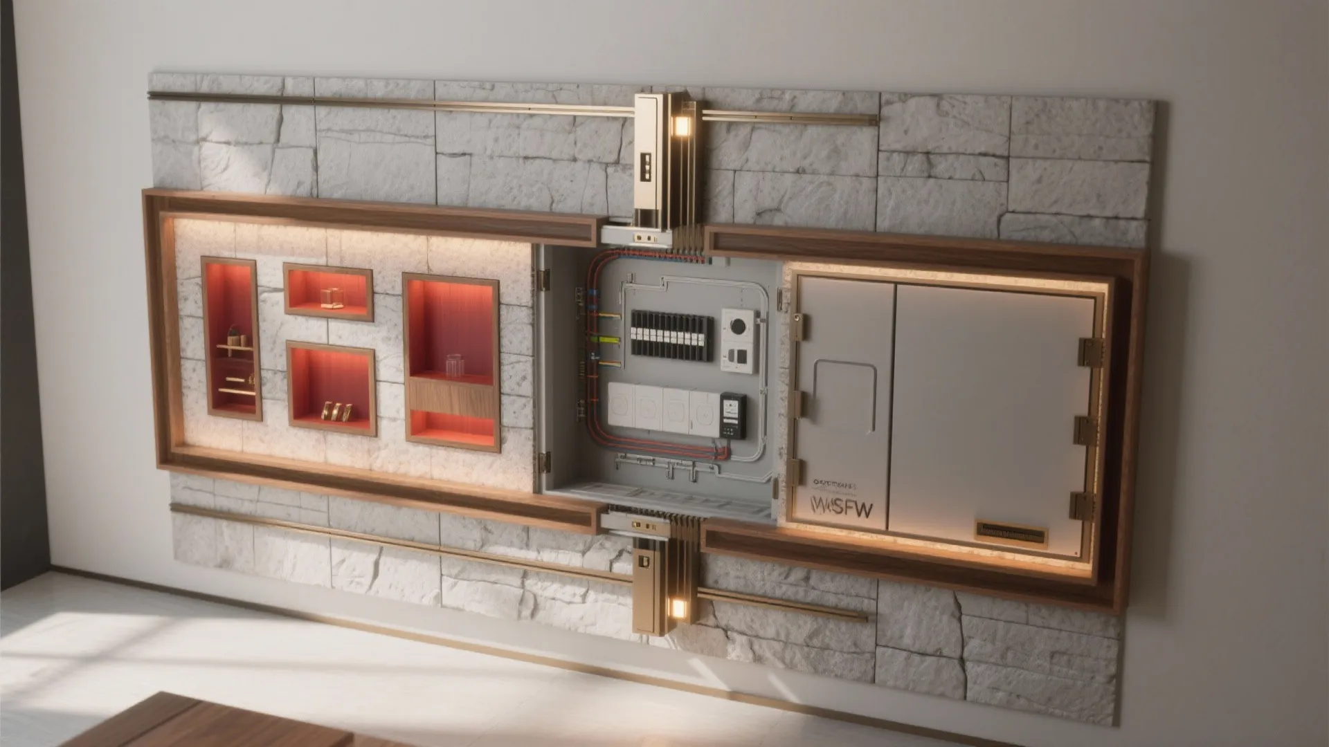 Functional Walls: Storage, Redstone, and Displays