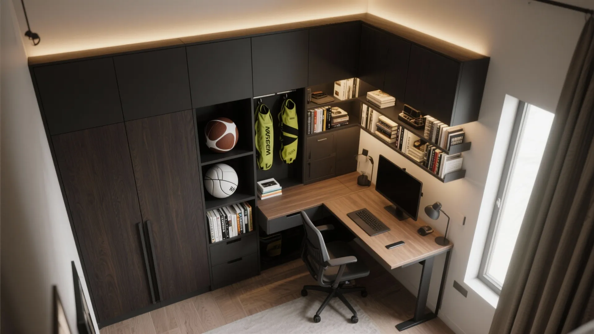 Multi-Functional Storage Wall