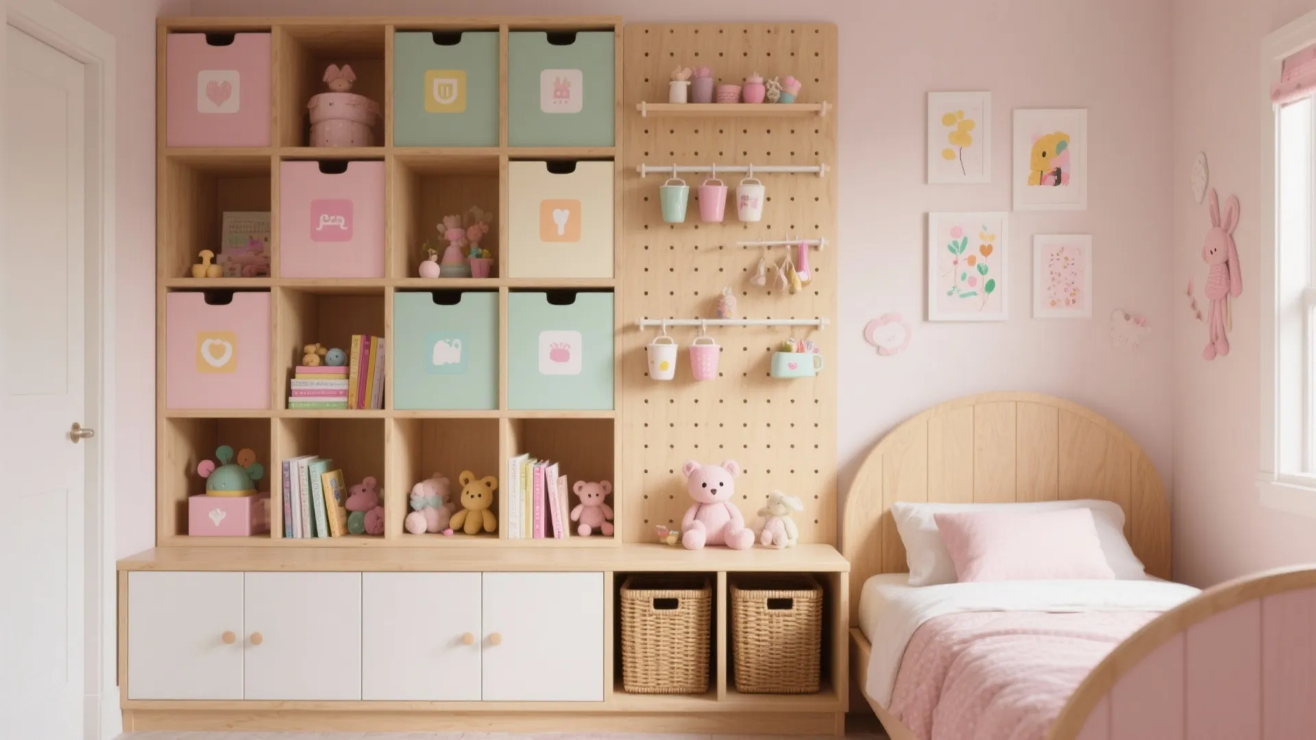 Storage Wall That Doubles as Decor