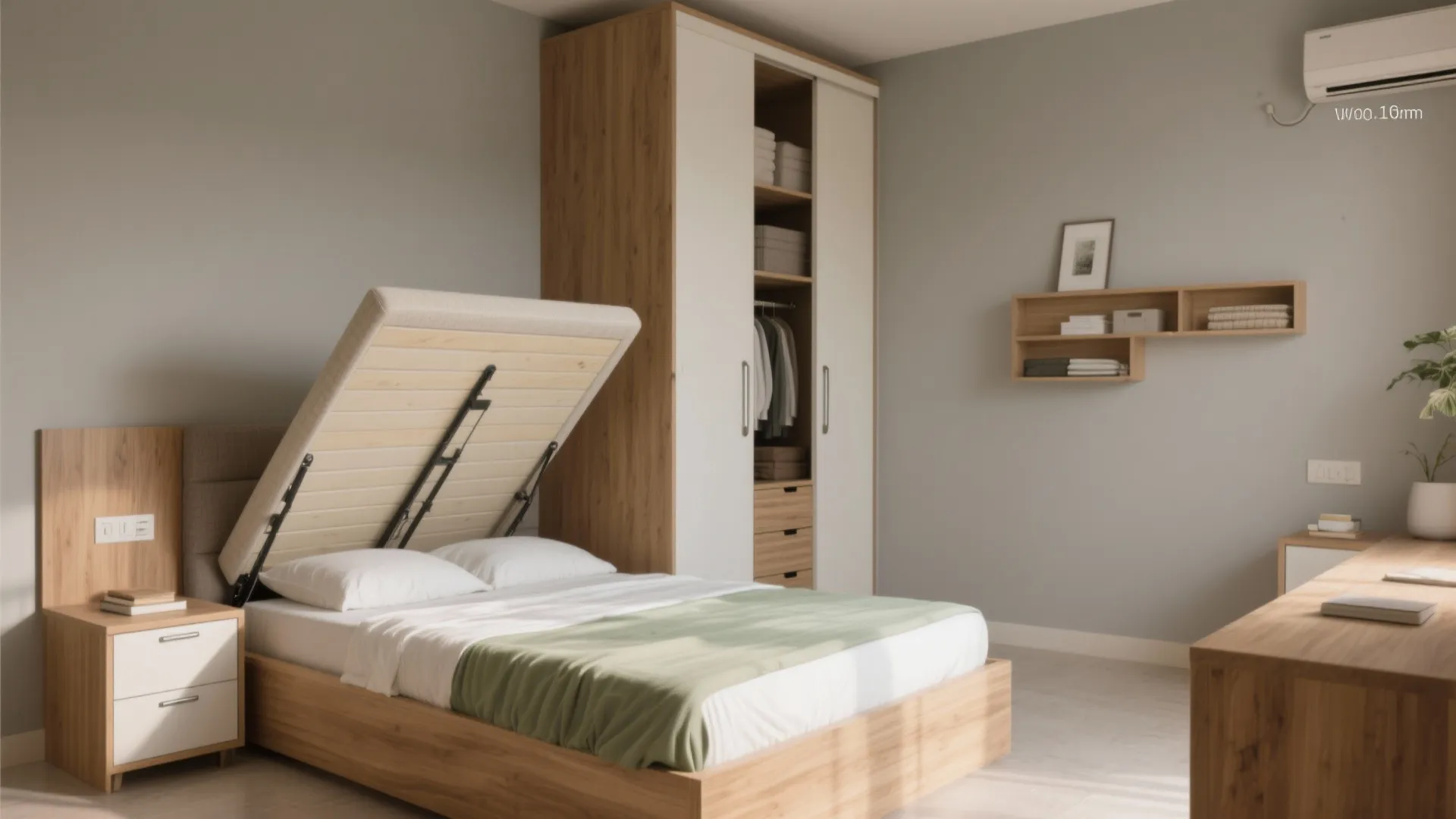 Multi-functional furniture and smarter wardrobe planning