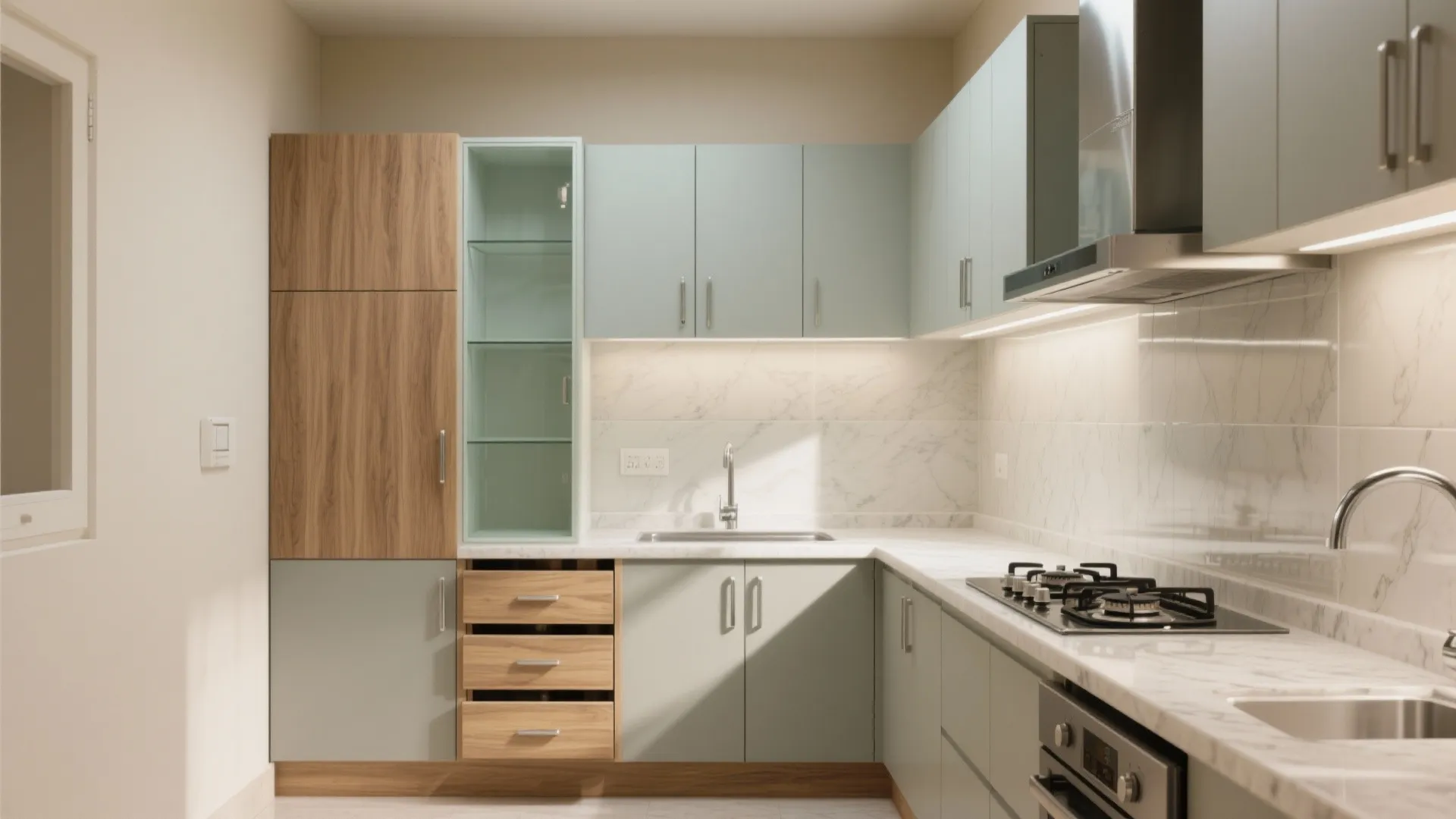 Minimalist kitchen storage that actually fits your life