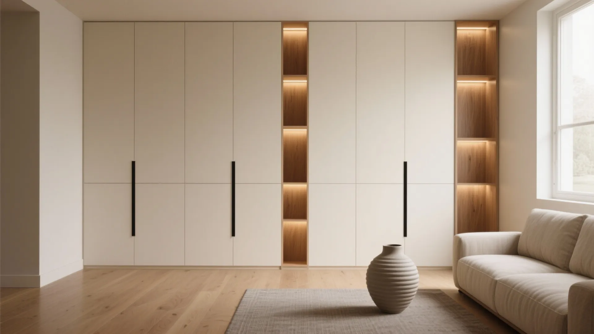 [Section: 灵感列表] Calm Minimalism: Storage-First Decor That Blends In