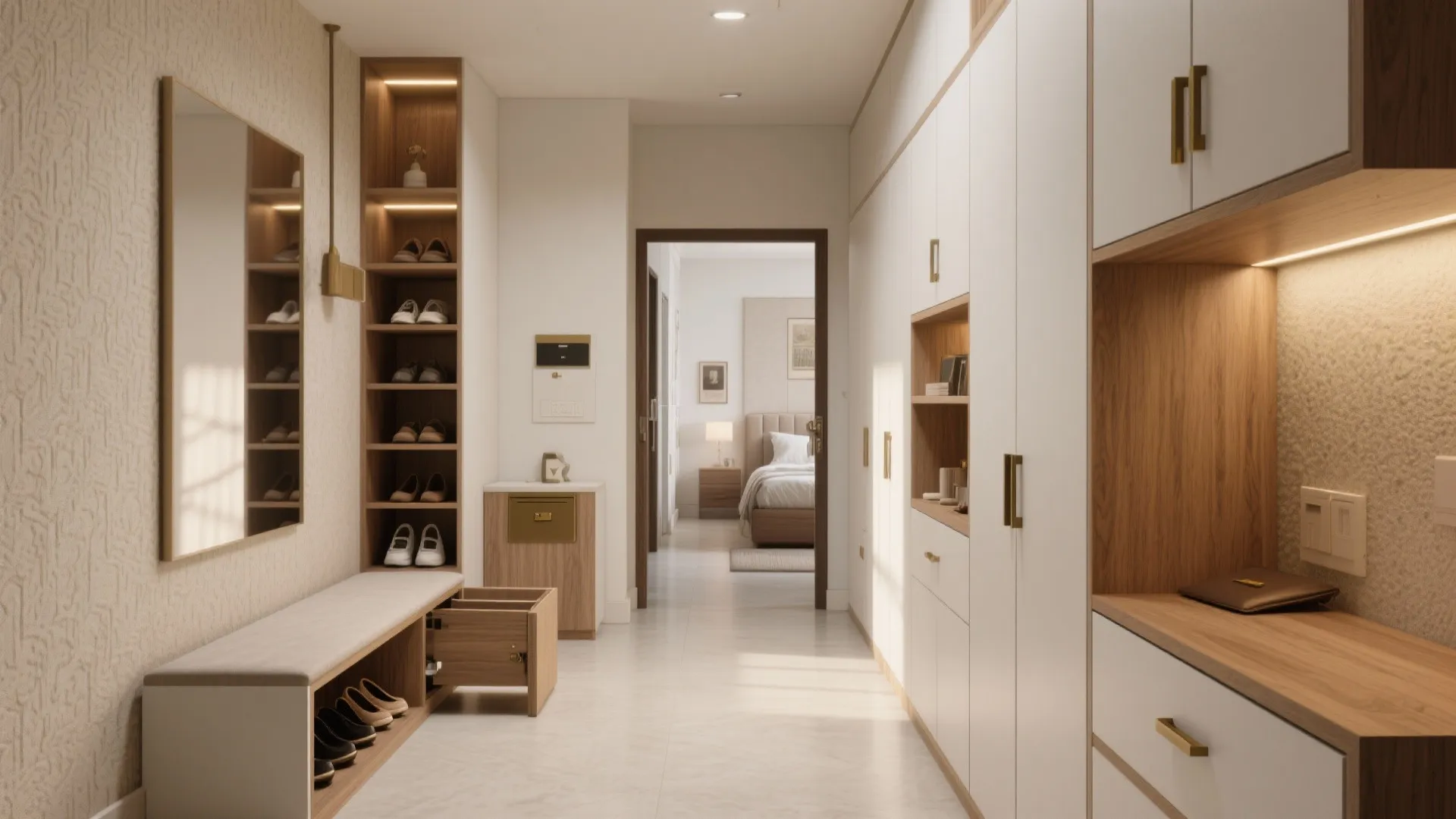 Storage Walls, Niche Tricks, and a Zen Entry