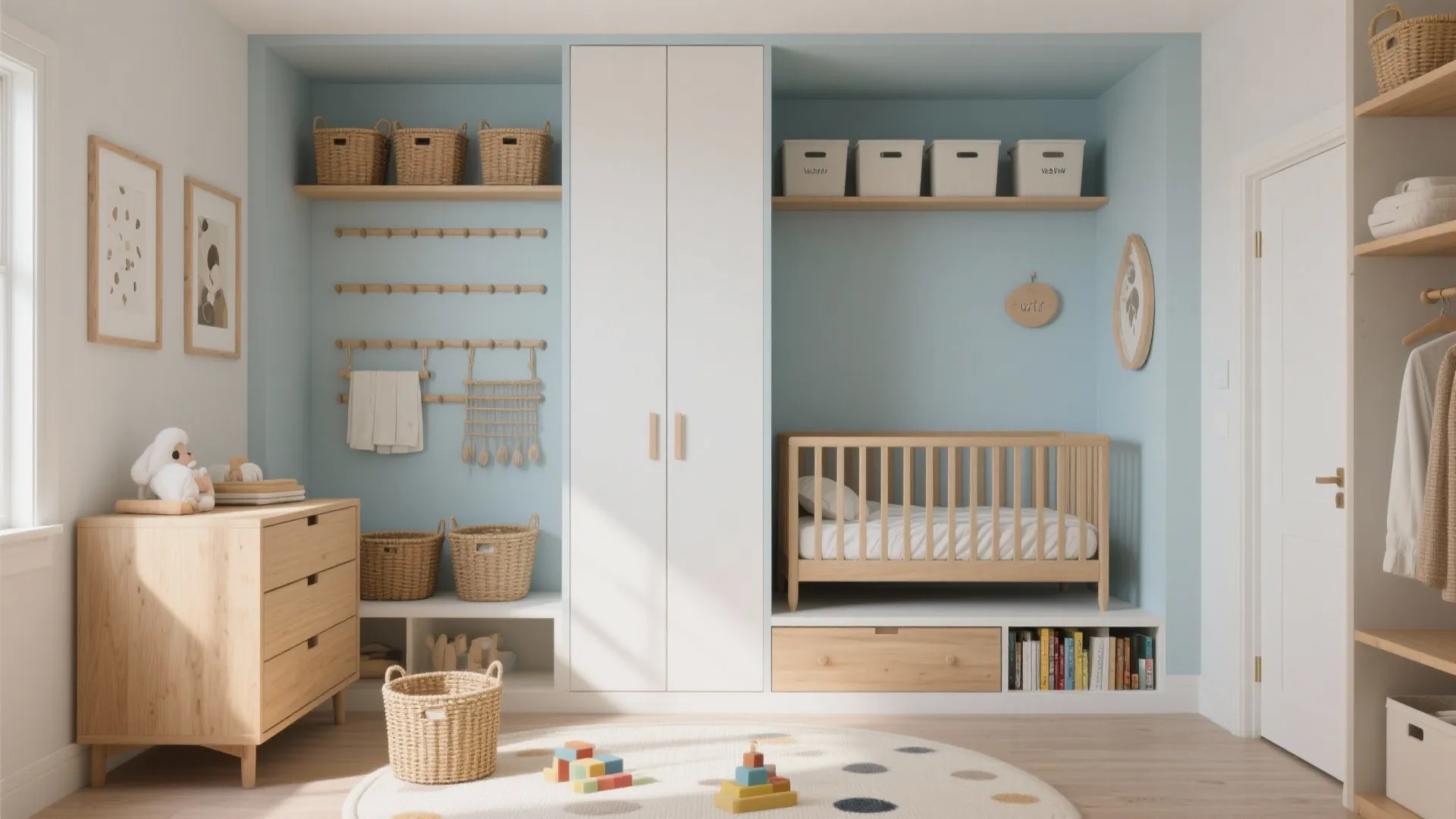 Smart Vertical Storage and Clear Zones