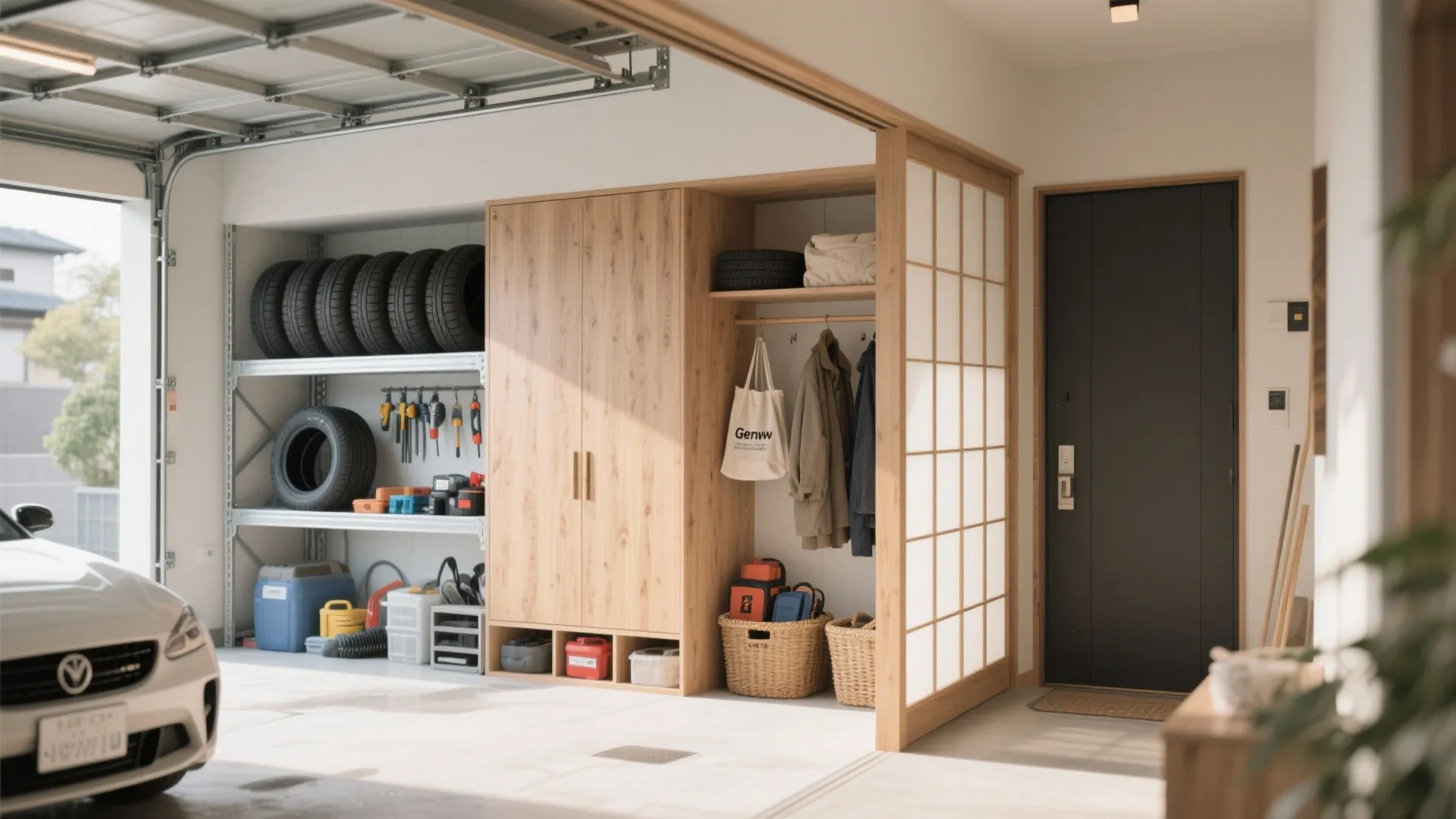 Tips 5: 収納は“車関連”と“屋内用品”を分離して回遊短縮（収納技巧・動線計画）