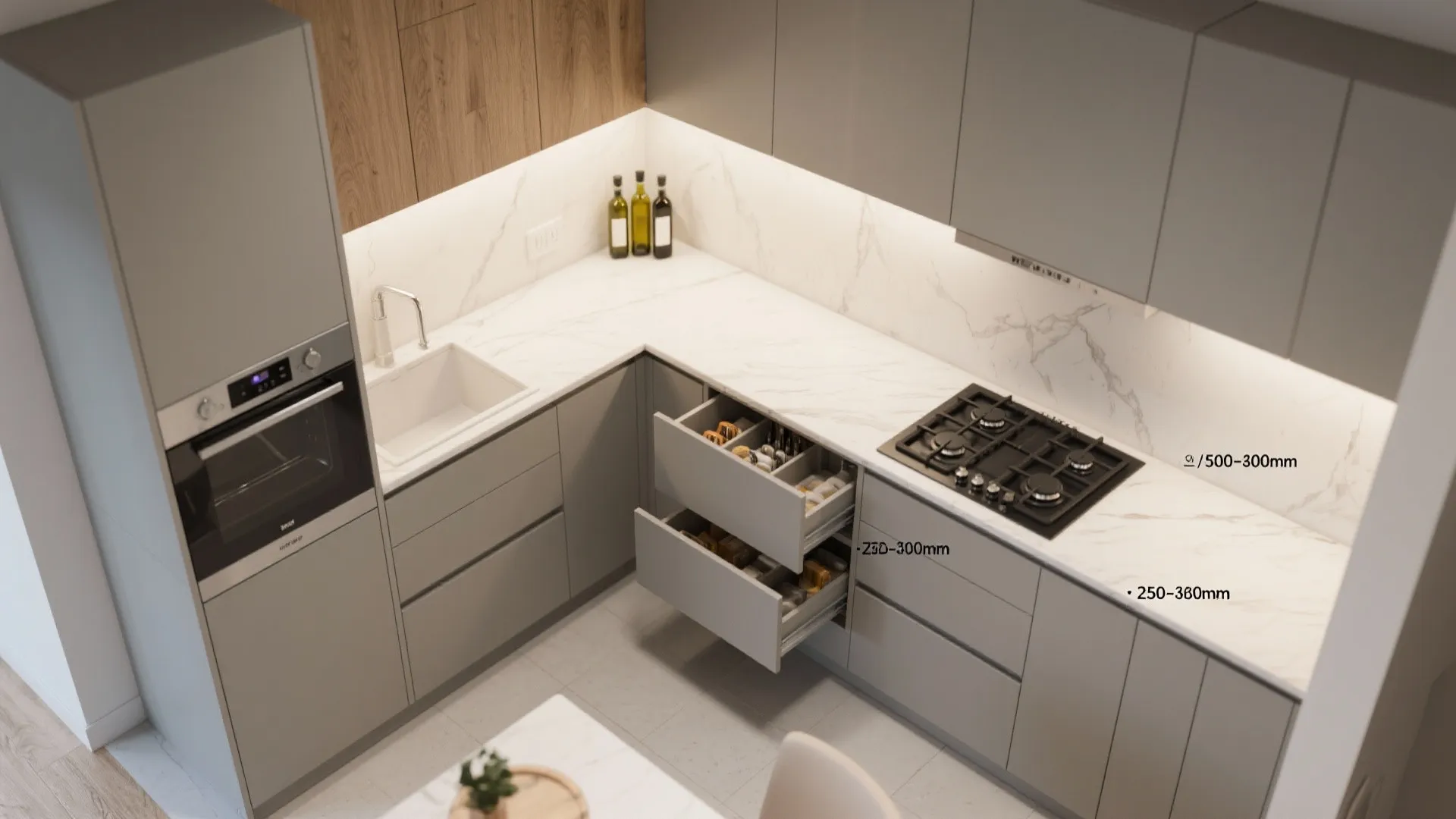 Minimalist Kitchen Storage