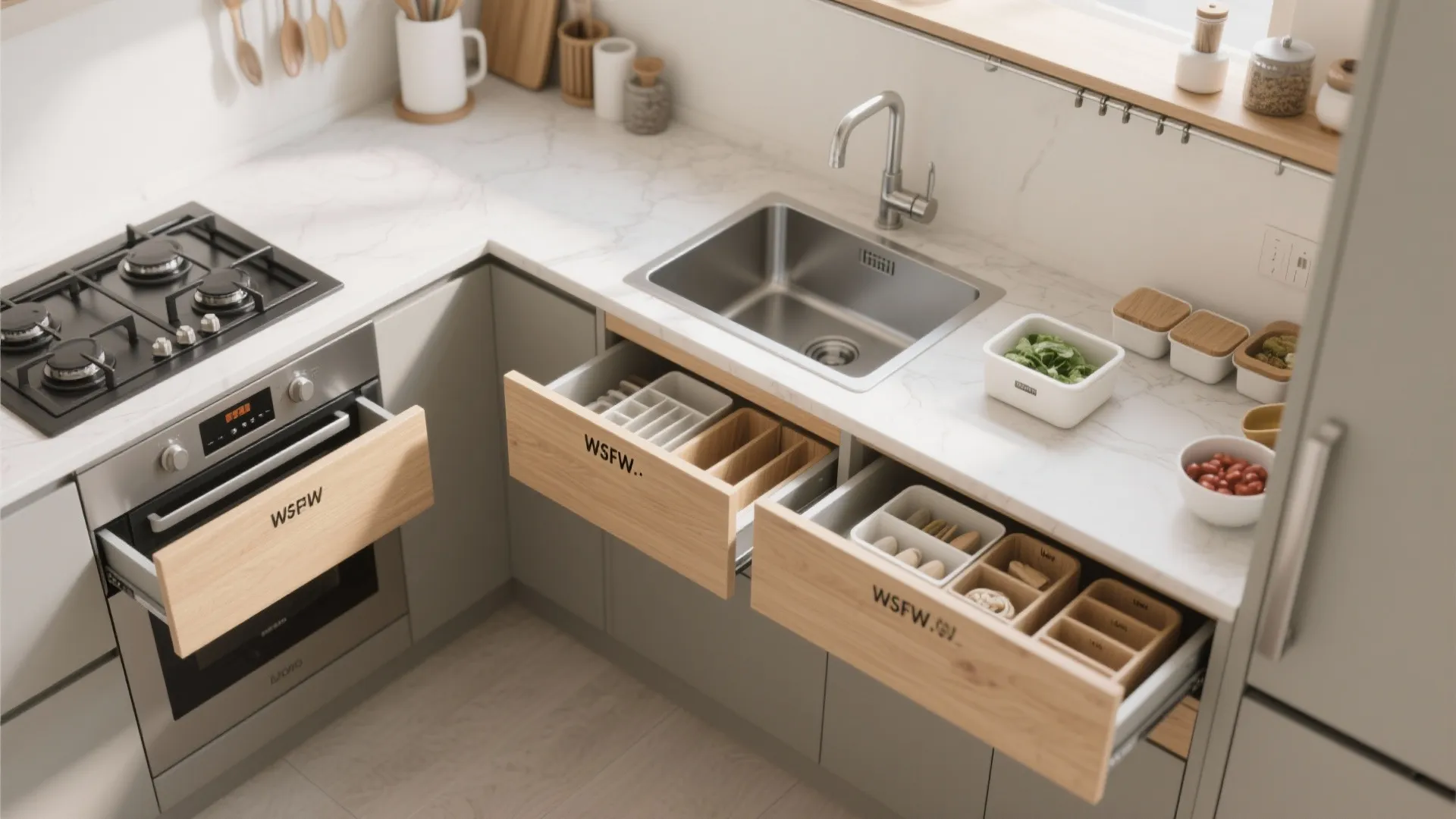 Minimalist Kitchen Storage