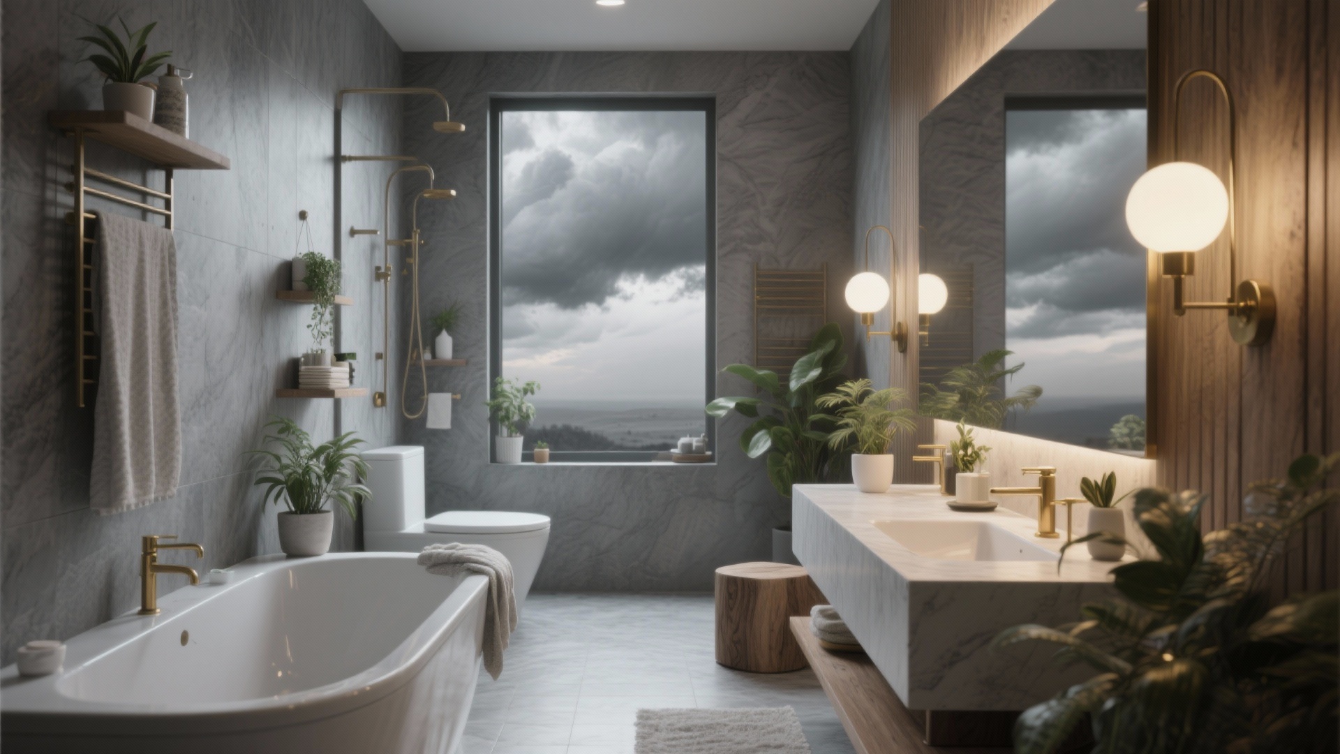 Gray Bathroom Feels Cold? 5 Decorating Ideas That Warm It Up