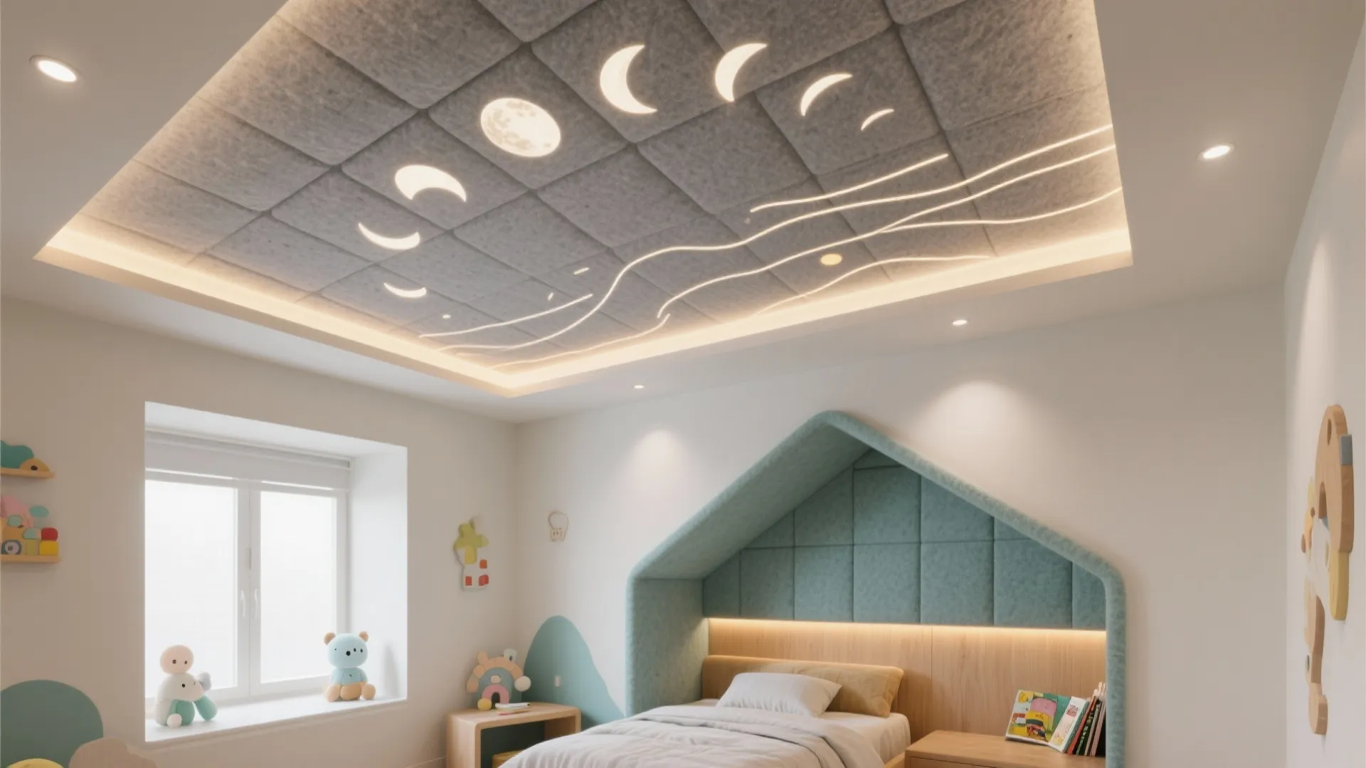 Idea 5: Story Ceiling with Safe Materials