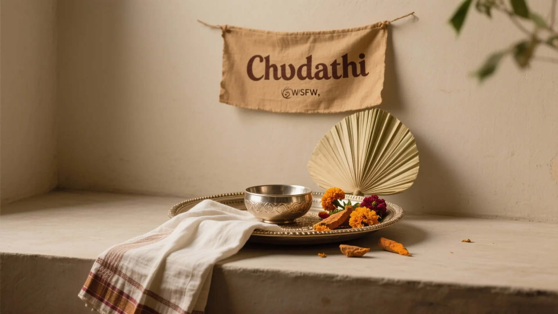 Story-Rich Thali Curation and Name Banner