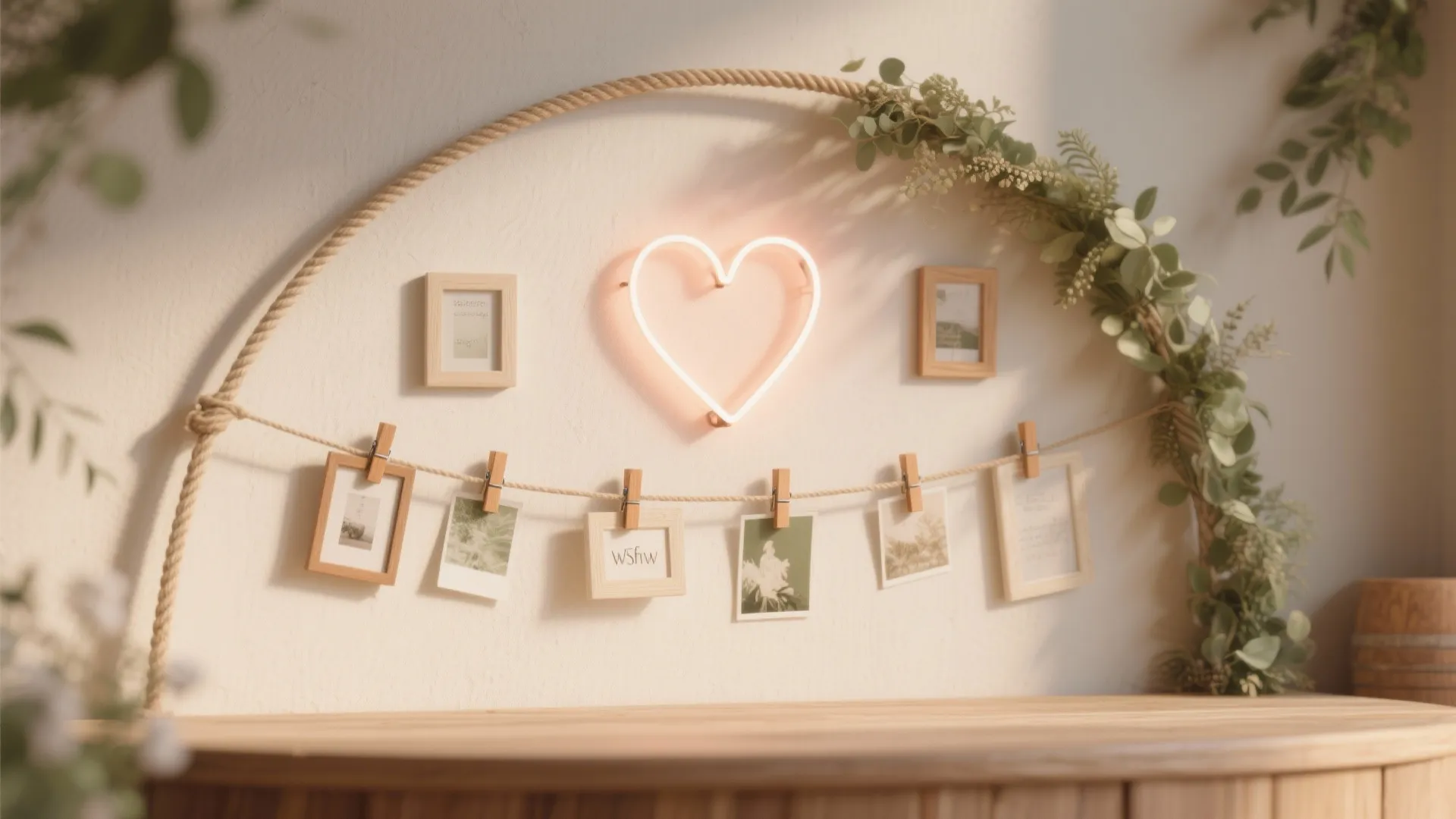 Personalized Story Wall With Keepsakes