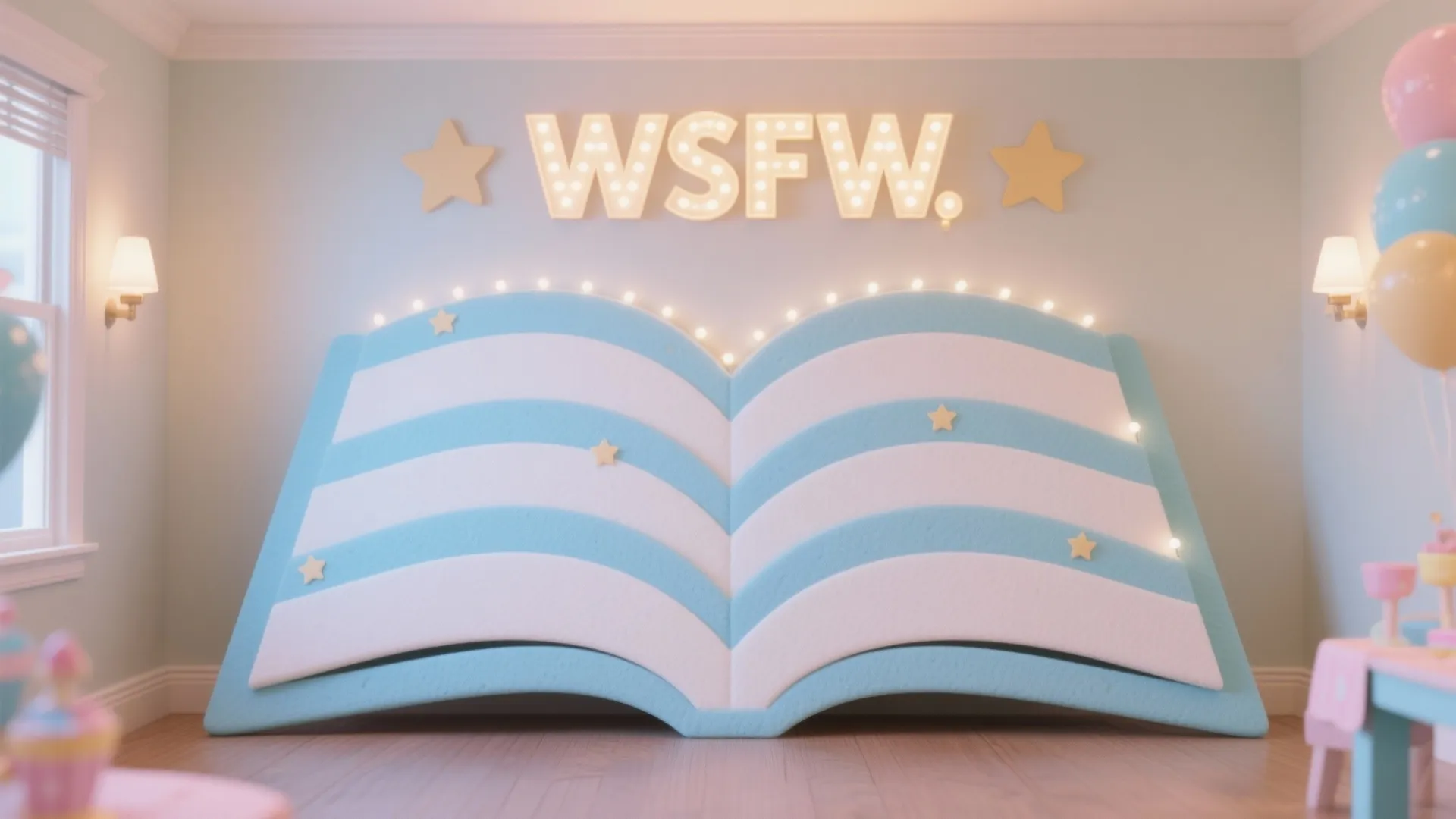 Storybook Backdrop & Name Marquee