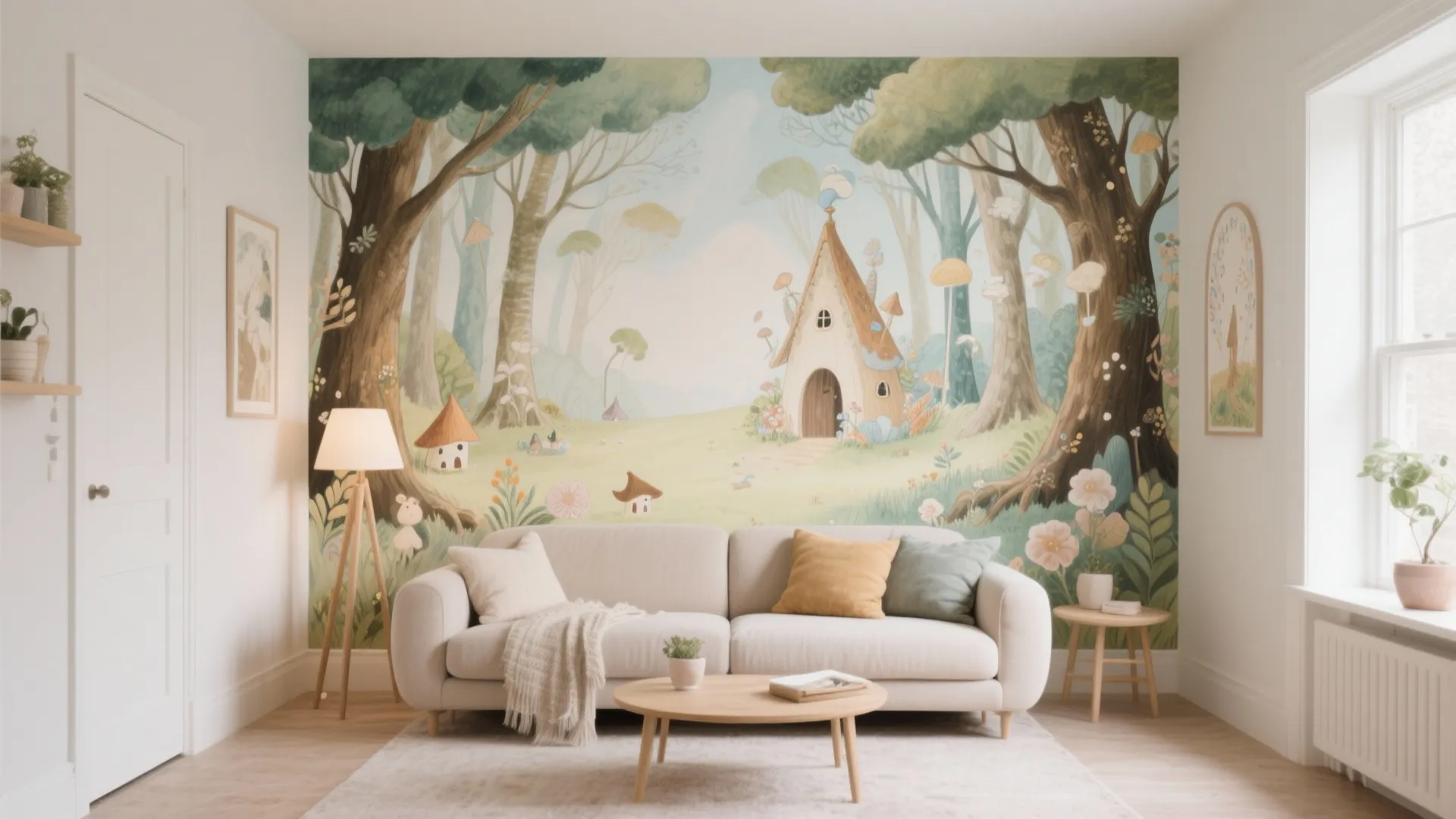 2. Storybook-Inspired Murals