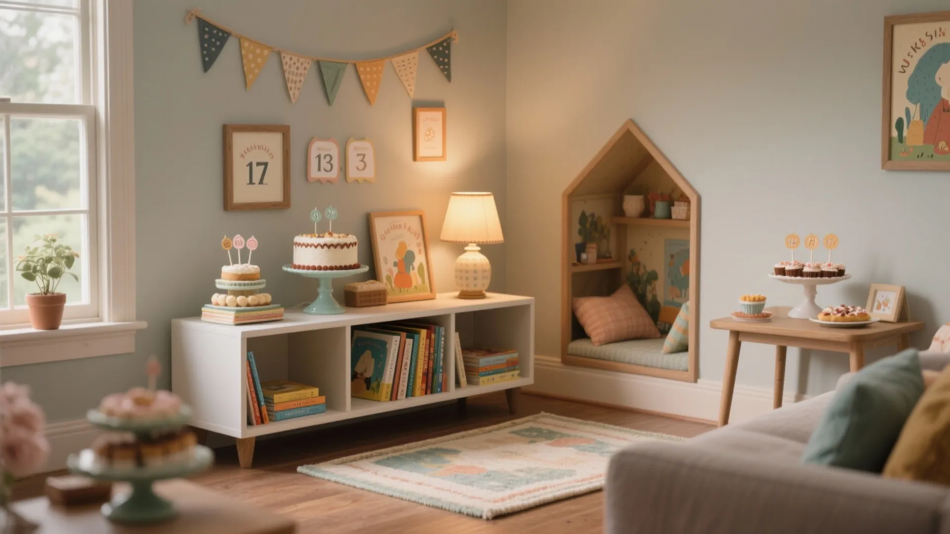 Storybook Corner & Dessert Table