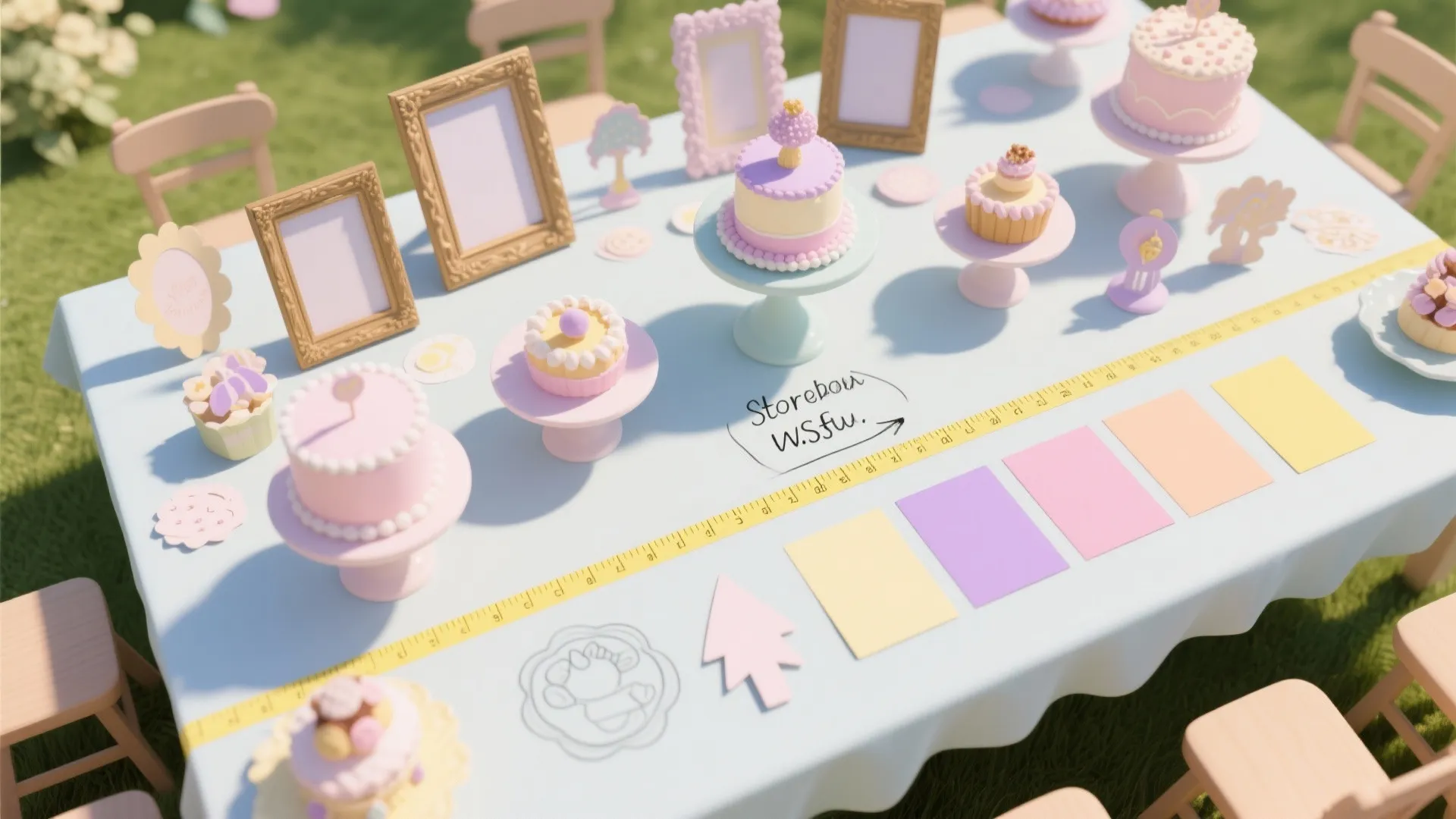 Storybook Corner & Dessert Table