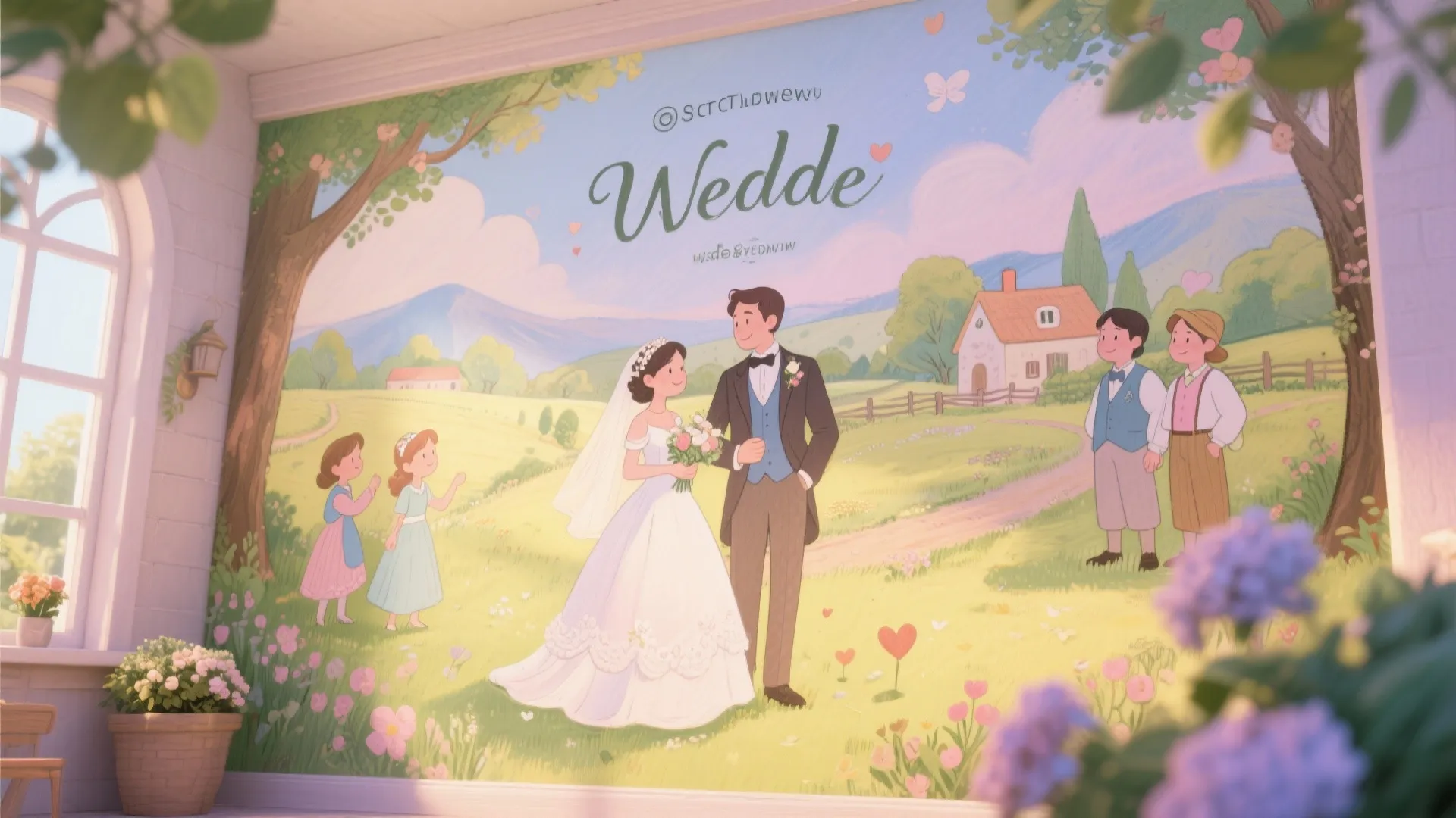 Whimsical Storybook Scene