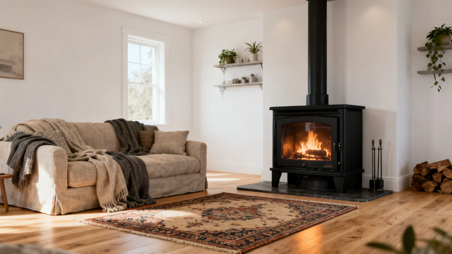 Cozy Living Room Ideas with Wood-Burning Stoves — 5 Inspirations: Warm, stylish living room ideas that center a wood-burning stove for small and large spaces