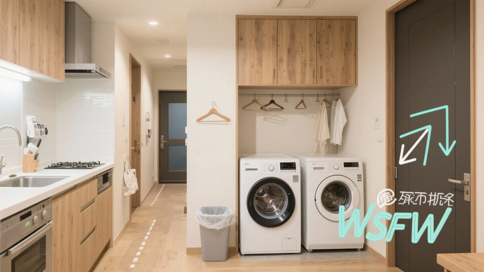 Tips 5: 家事動線は“座る・運ぶを減らす”配置で（東京小户型の学びを拡張）