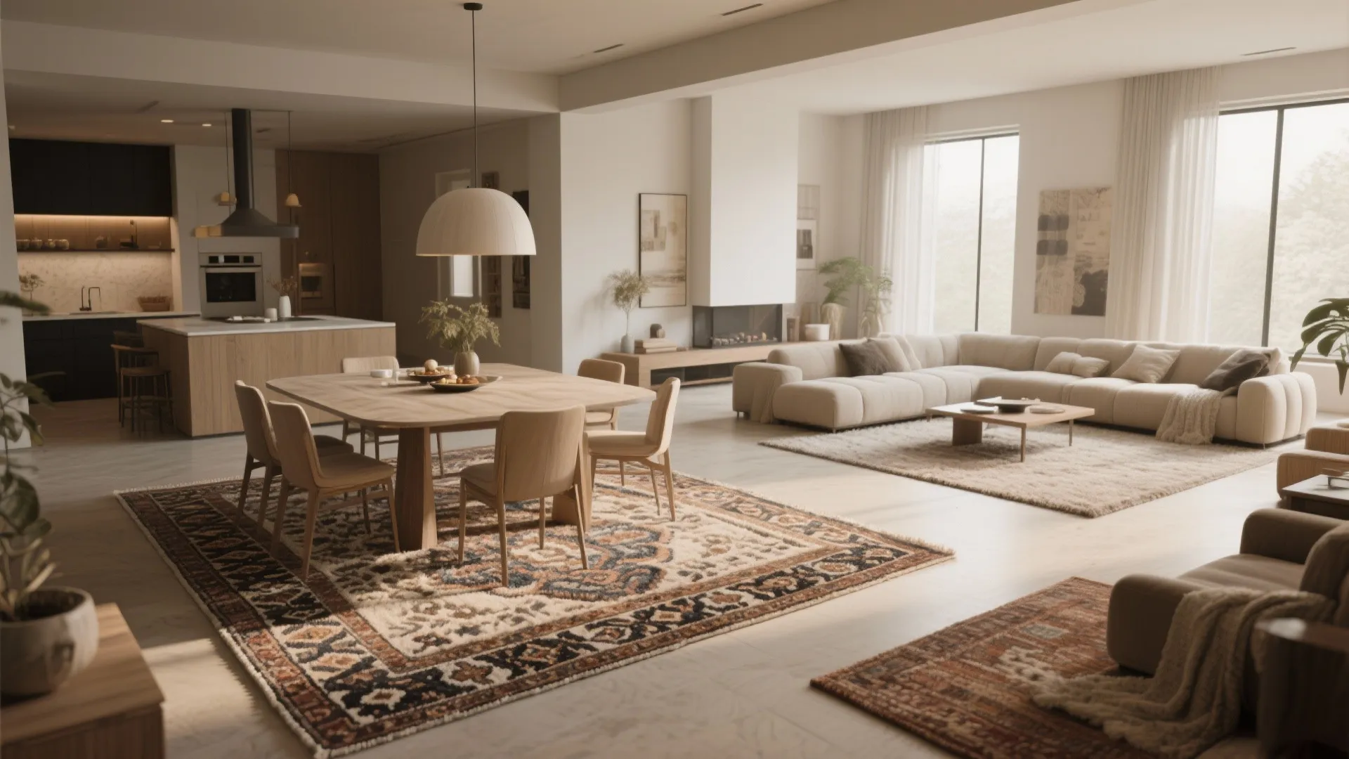 5. Strategic Rug Placement