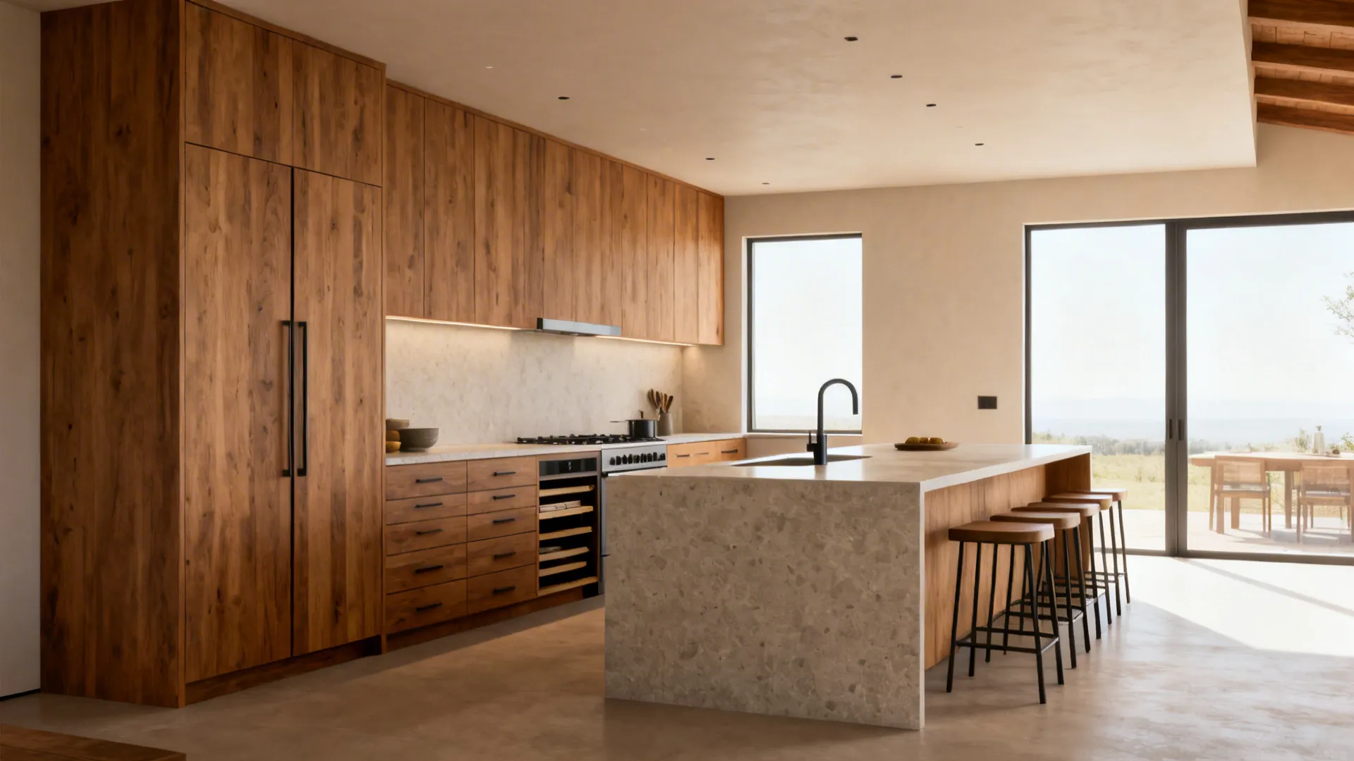 5. Update the kitchen with a streamlined island and smart storage