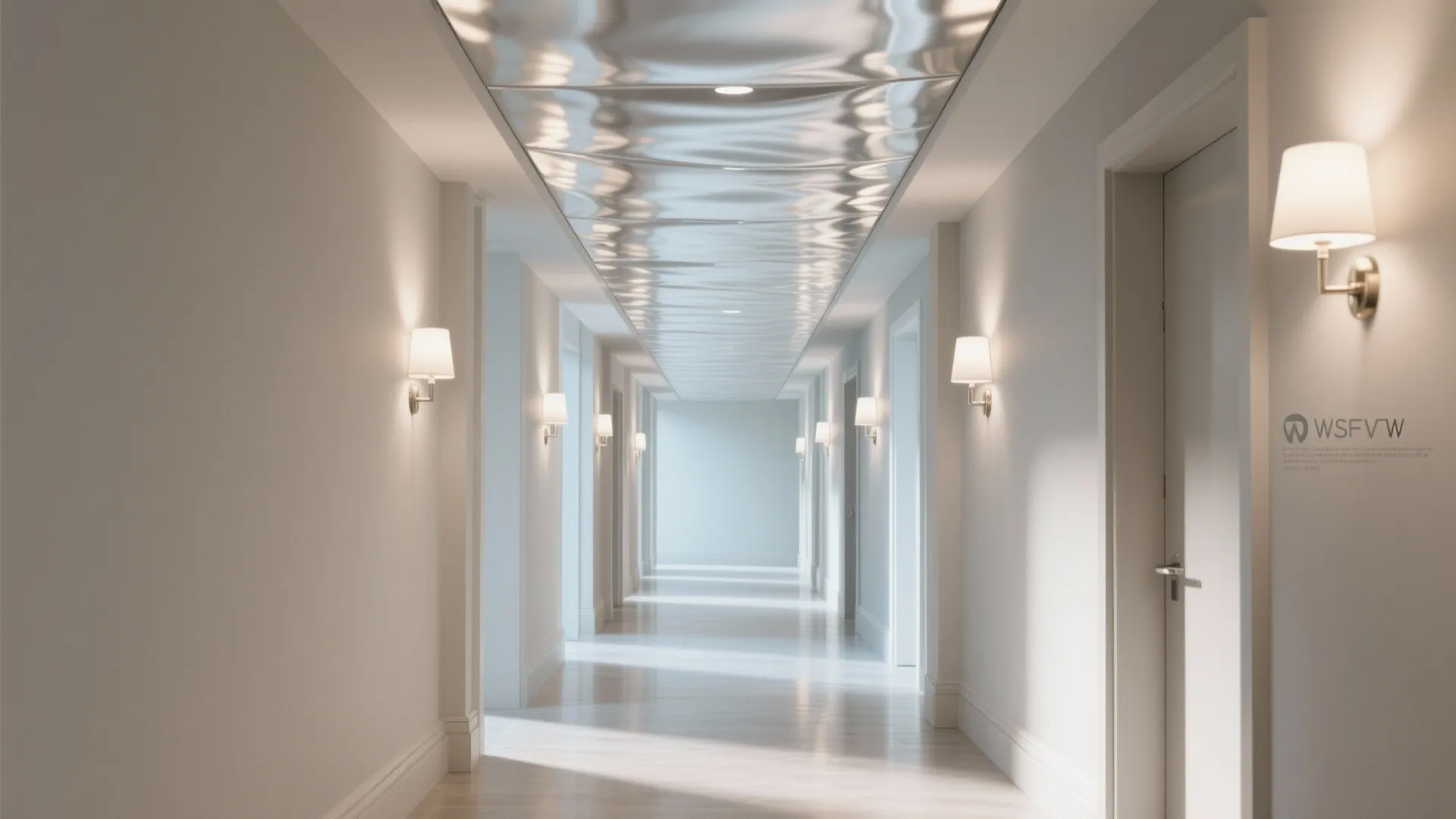 3) Gloss or satin stretch ceiling to bounce light