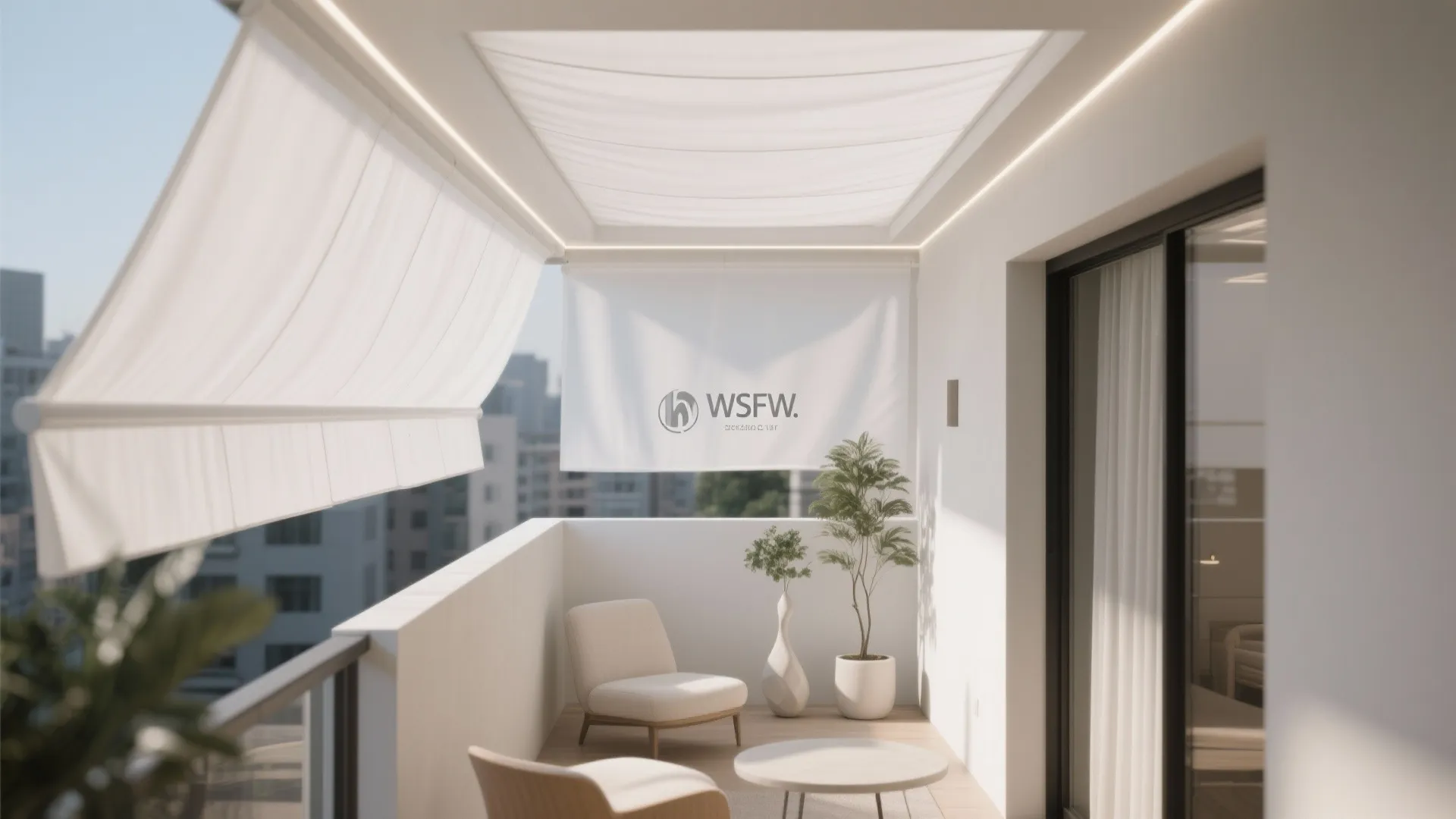 Stretched Fabric (PVC or Polyester) for Sleek Minimalism