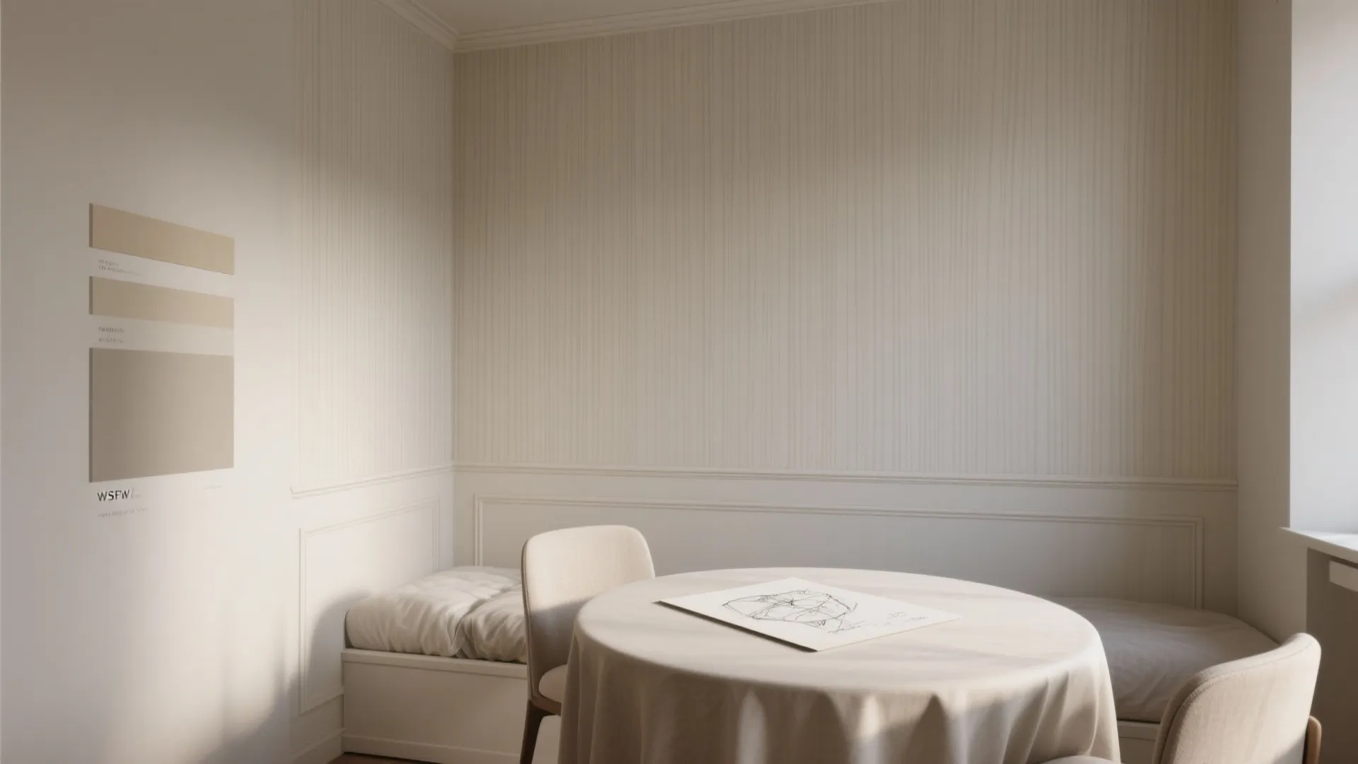 3. Strié (Dragged) Finish for Linen-Like Sophistication