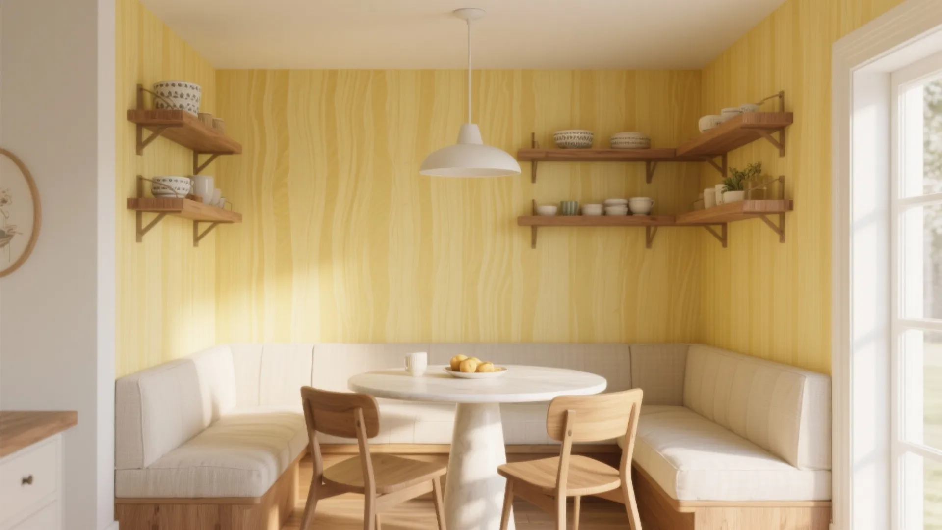 Butter Yellow Strié: Subtle Movement with Brush and Glaze