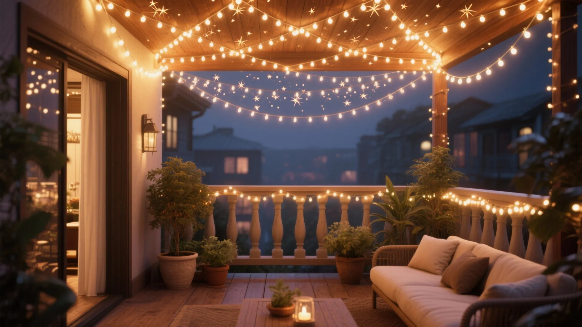 String Light Ceilings