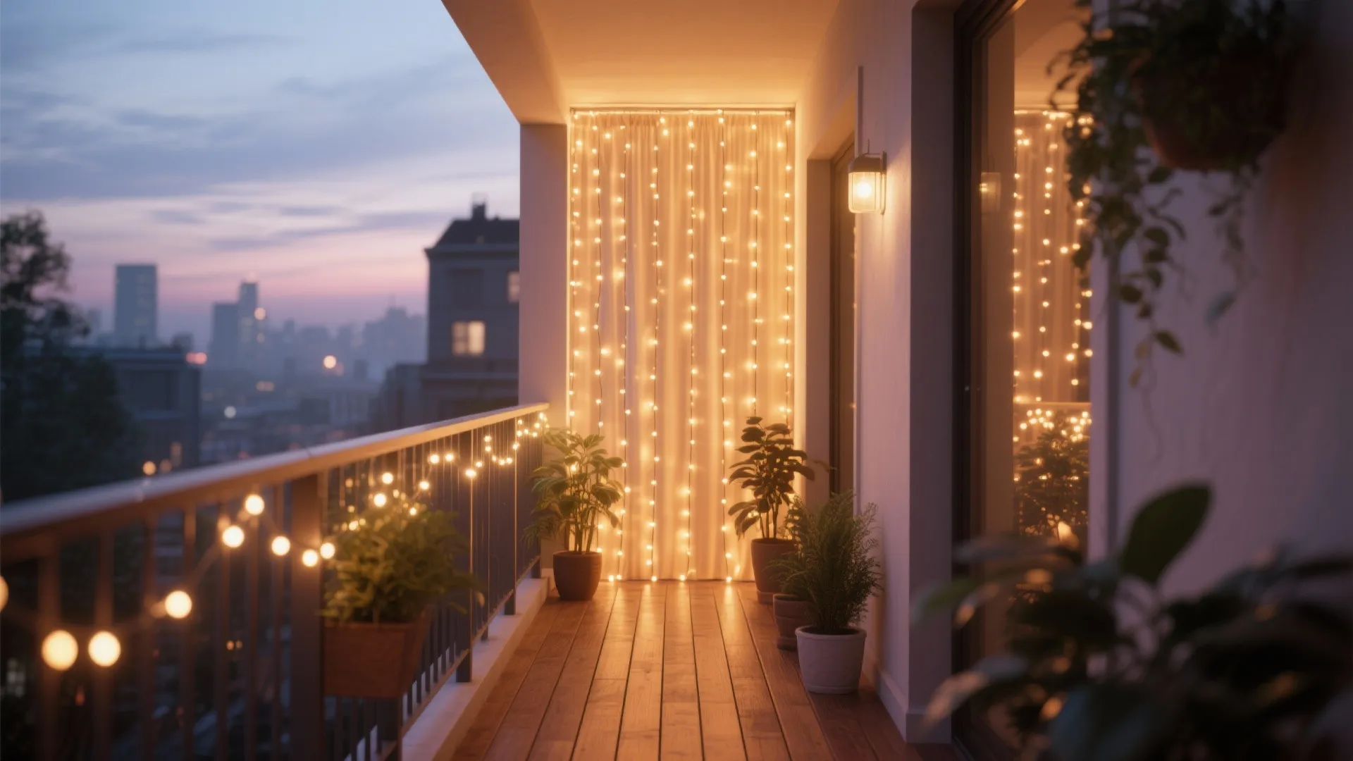 String Light Curtain