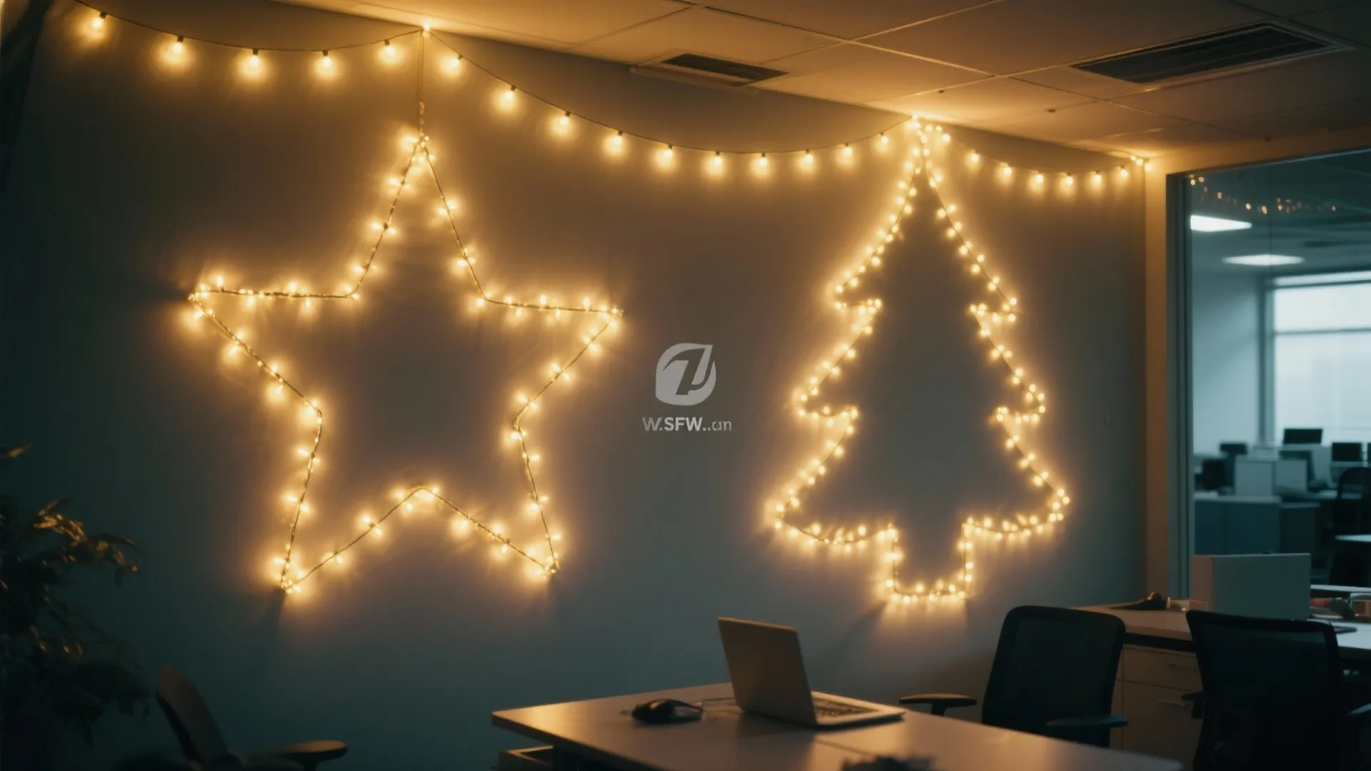 6. String Light Murals