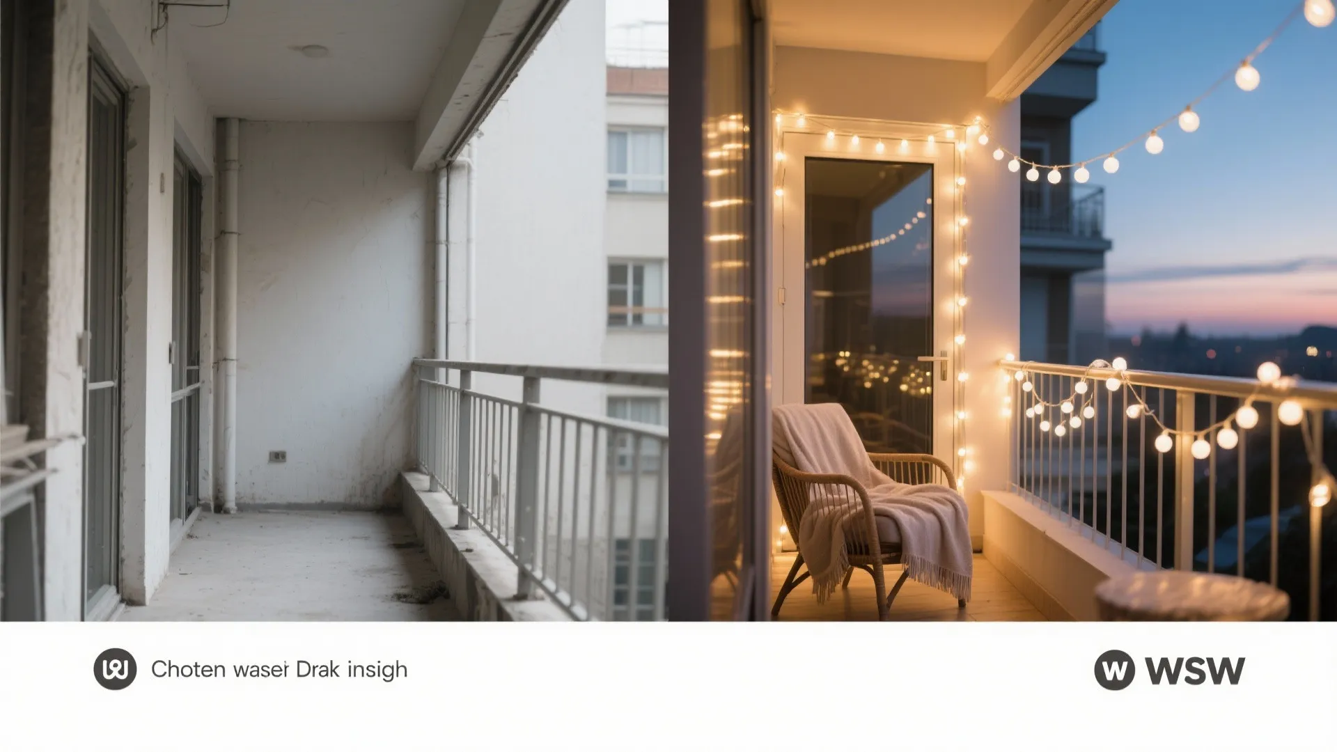 Warm String Light Layering