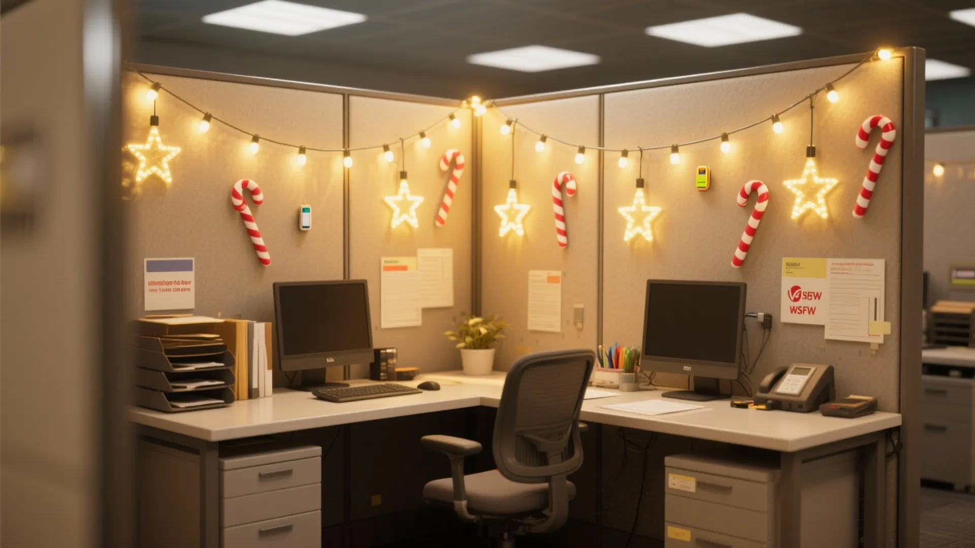 4. String Lights in Creative Shapes