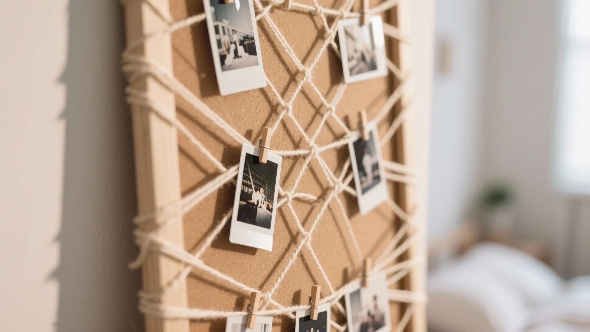 5. String Art Photo Board