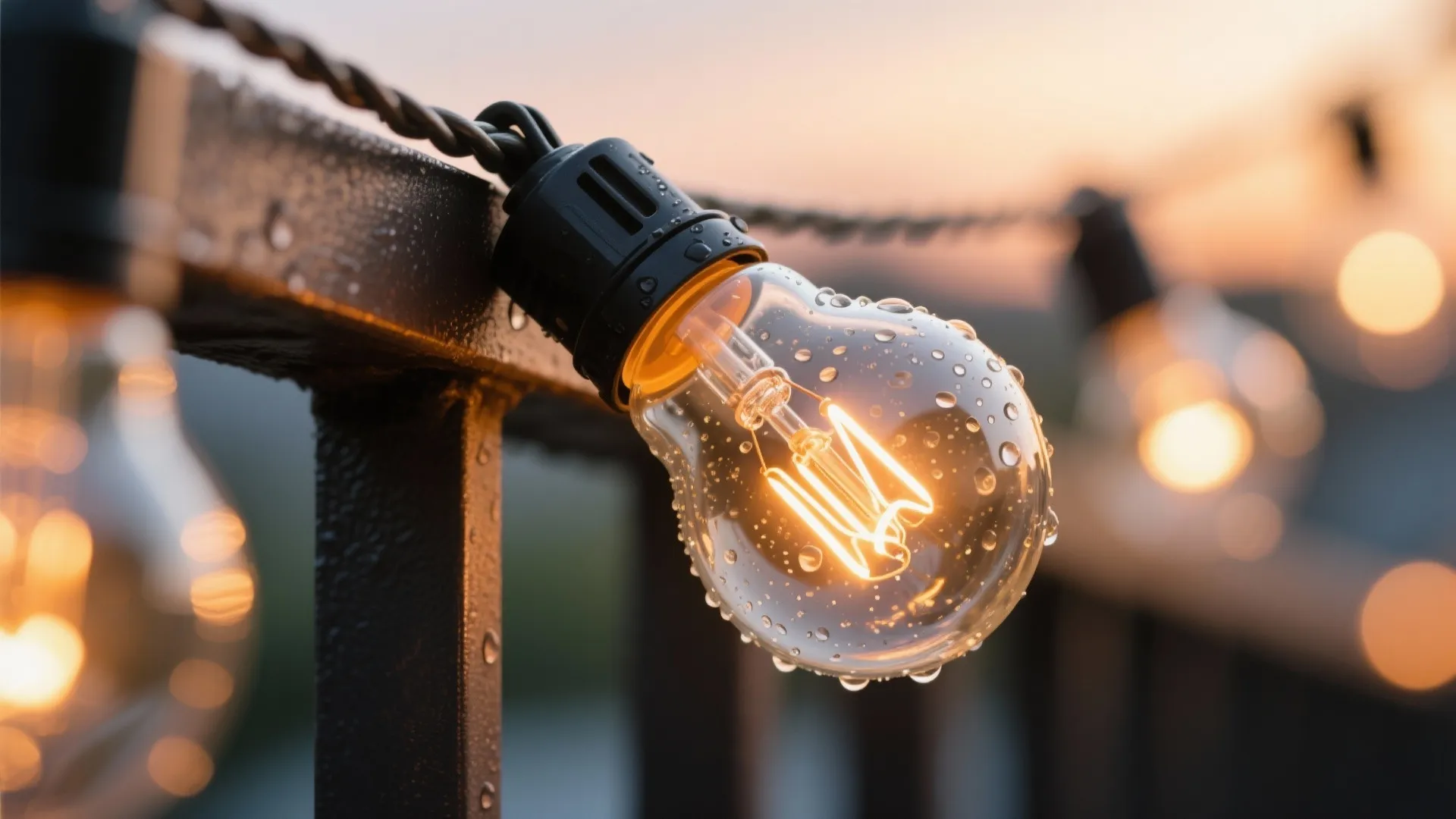 Layered lighting for evening comfort