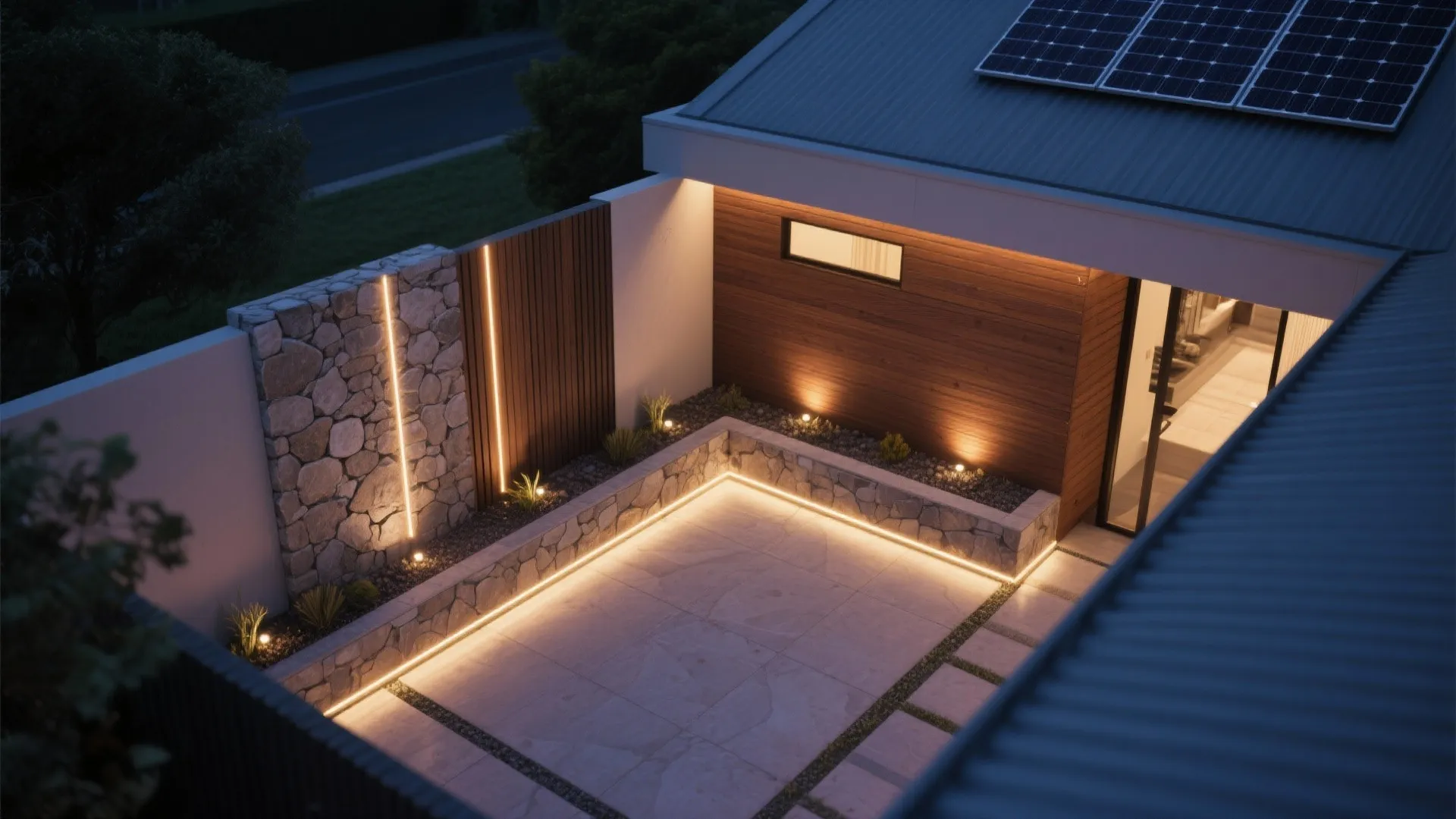 5. Strip and Accent Lighting for Architectural Features