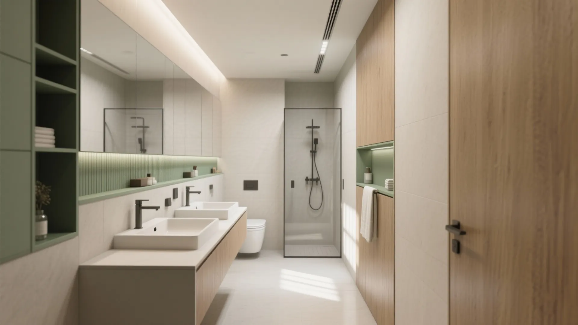 1. Run everything linearly — think strip layout