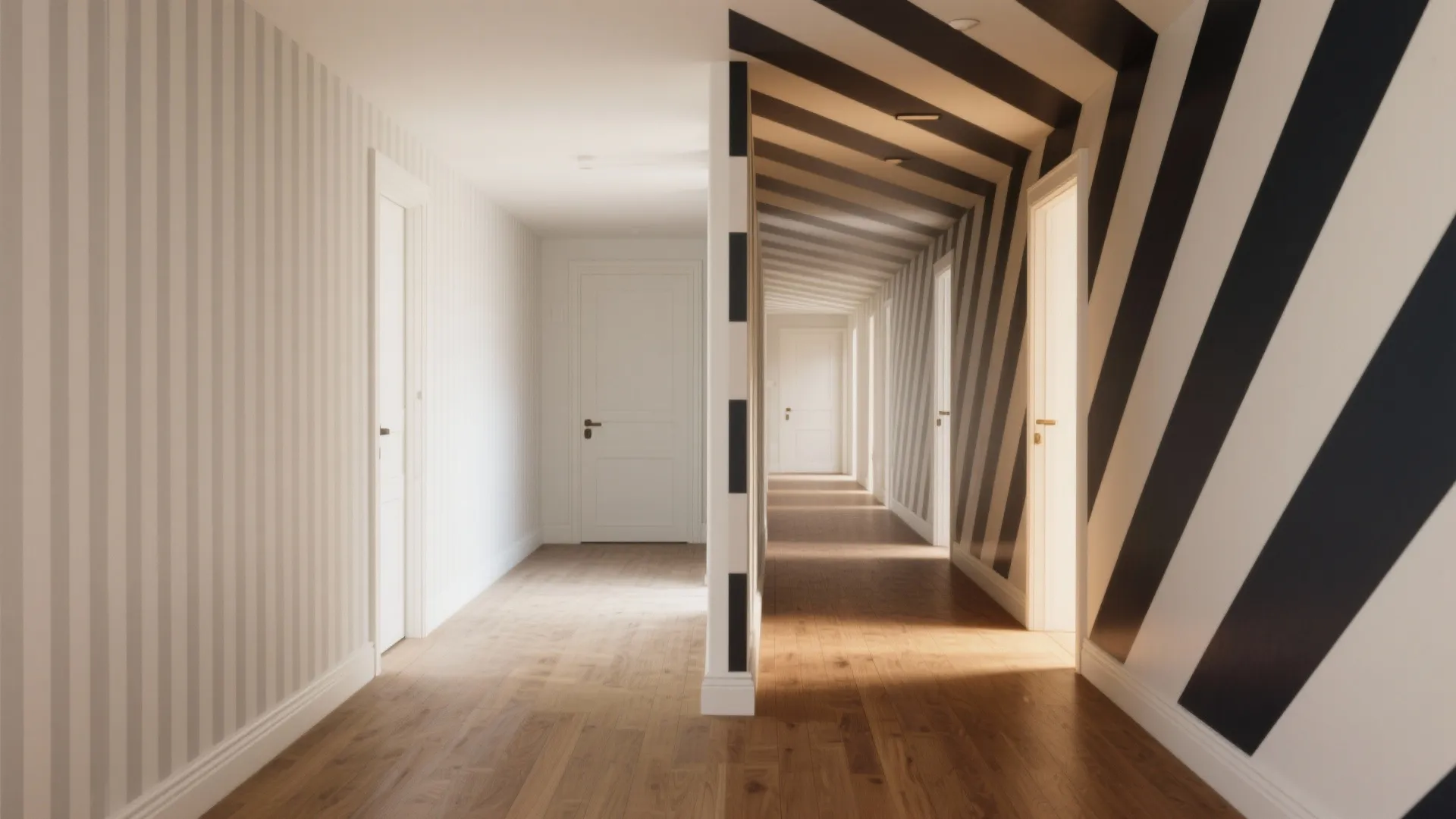 Bold Stripes and Geometry for Drama and Wayfinding