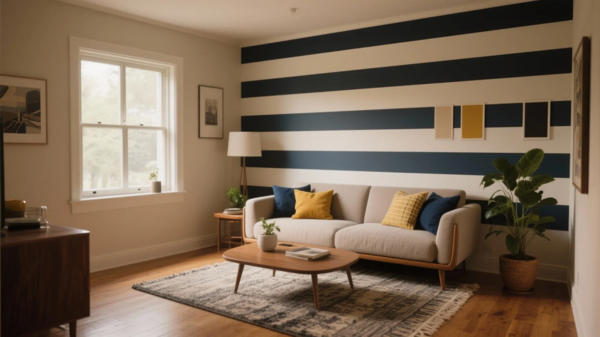 Paint Stripes on Wall: 5 Designer Ideas: Practical stripe painting tips from a pro to make small rooms pop
