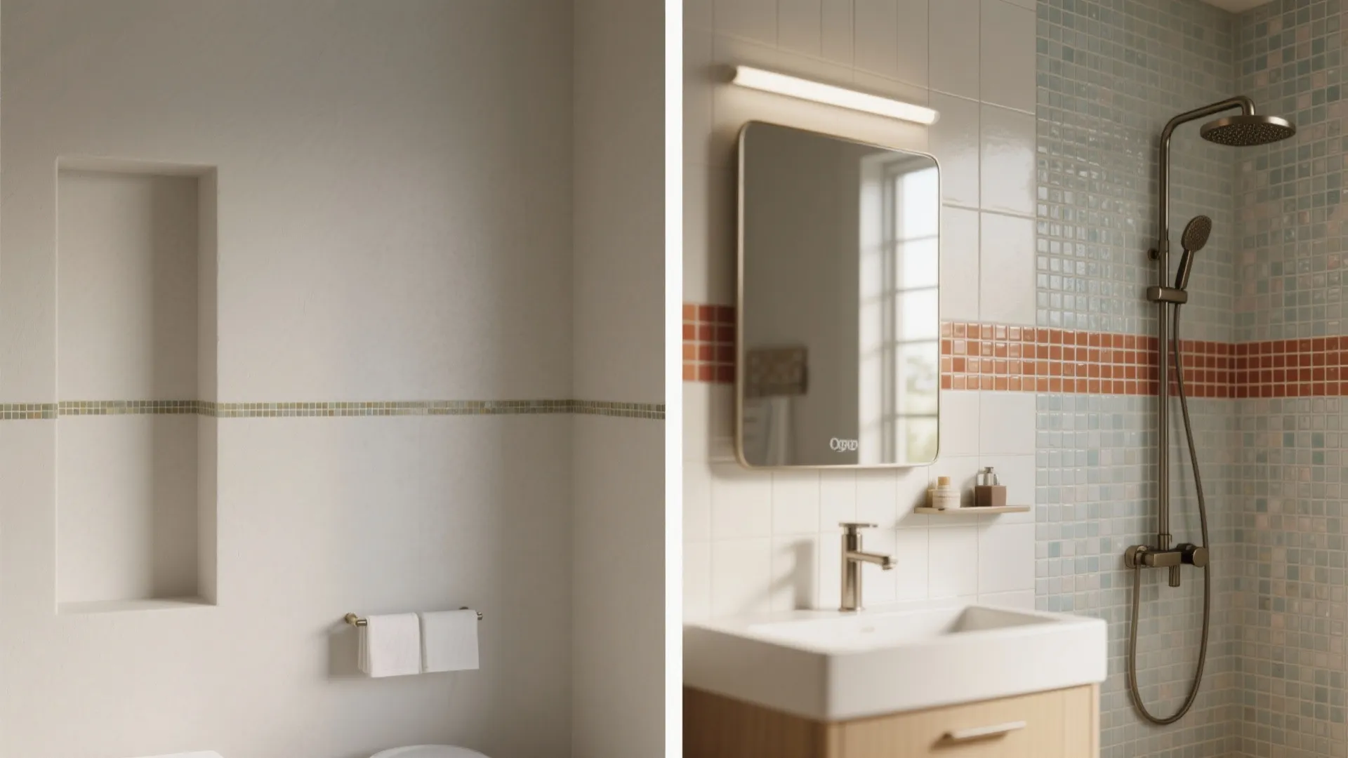 Color-Block Stripe and Niche Accent