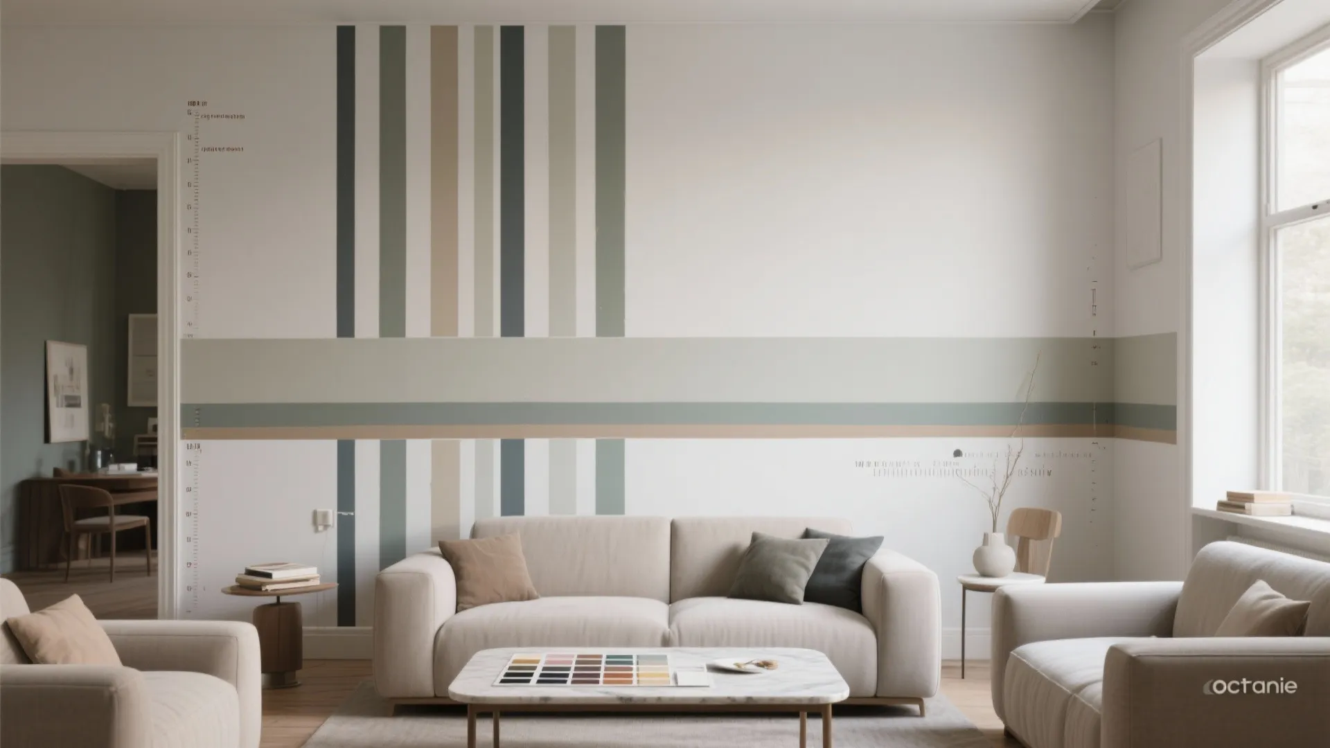 3. Vertical or Horizontal Illusion Stripes