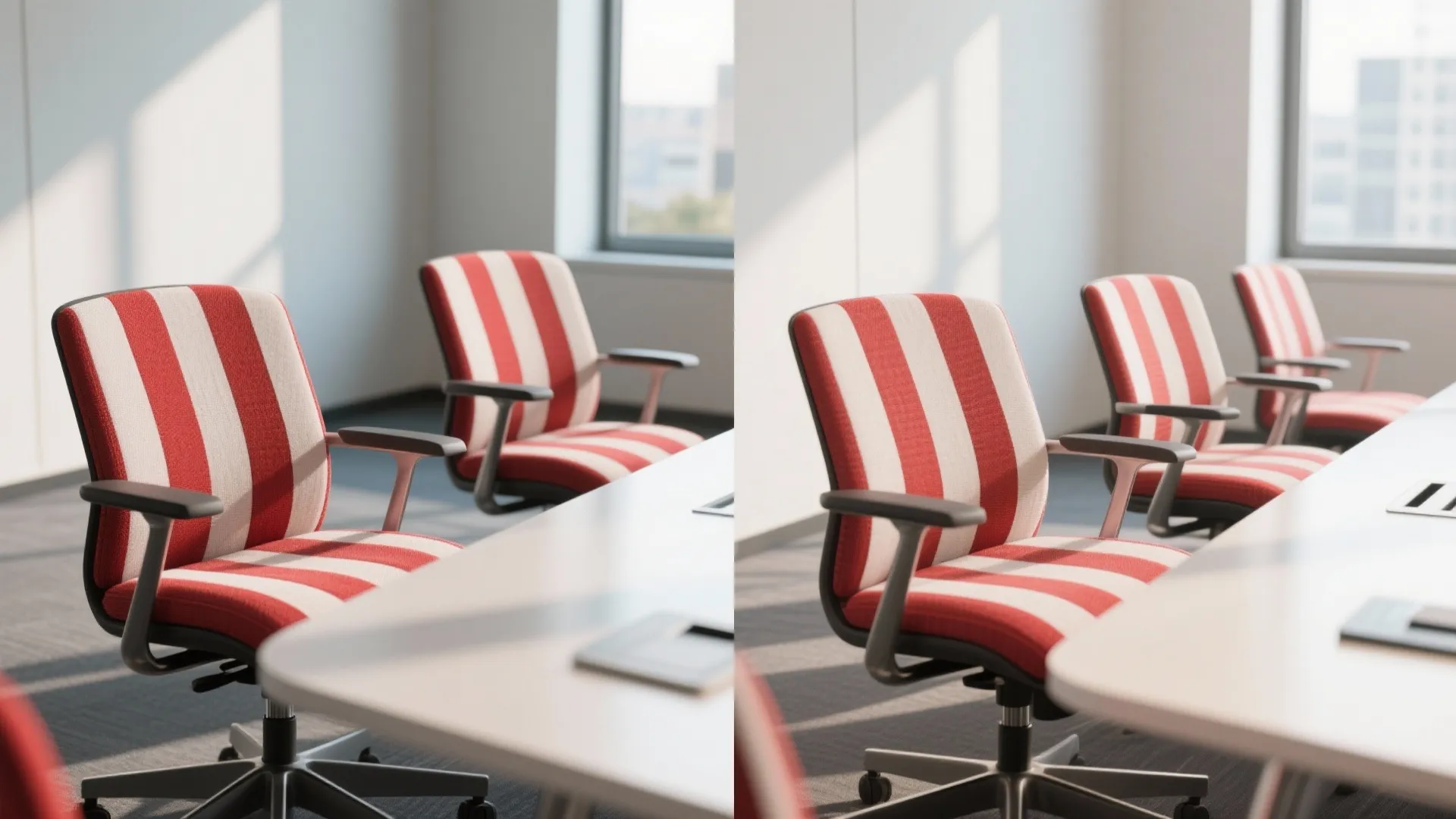 9. Striped Chair Makeover