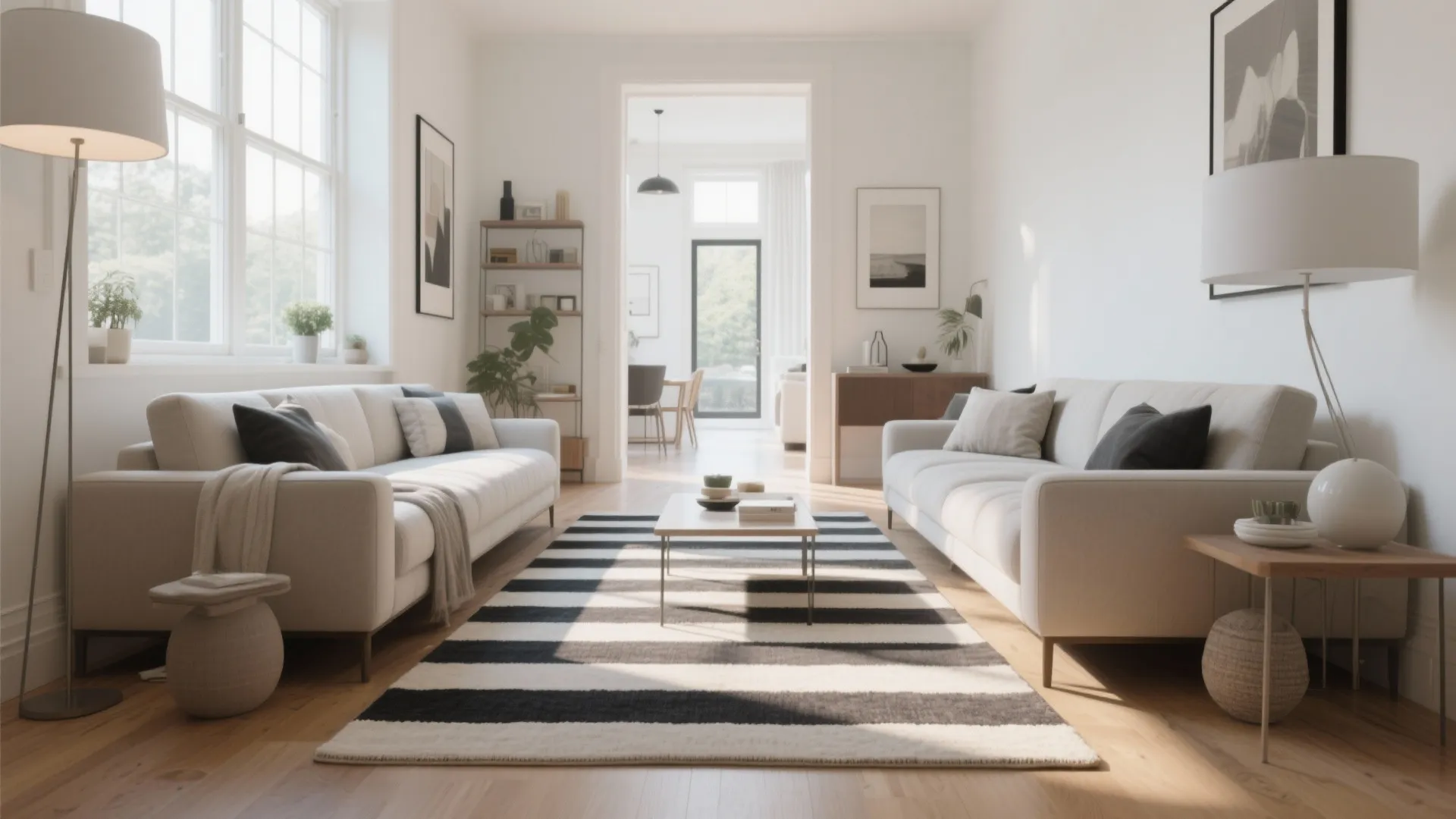 10. Striped Space Illusion