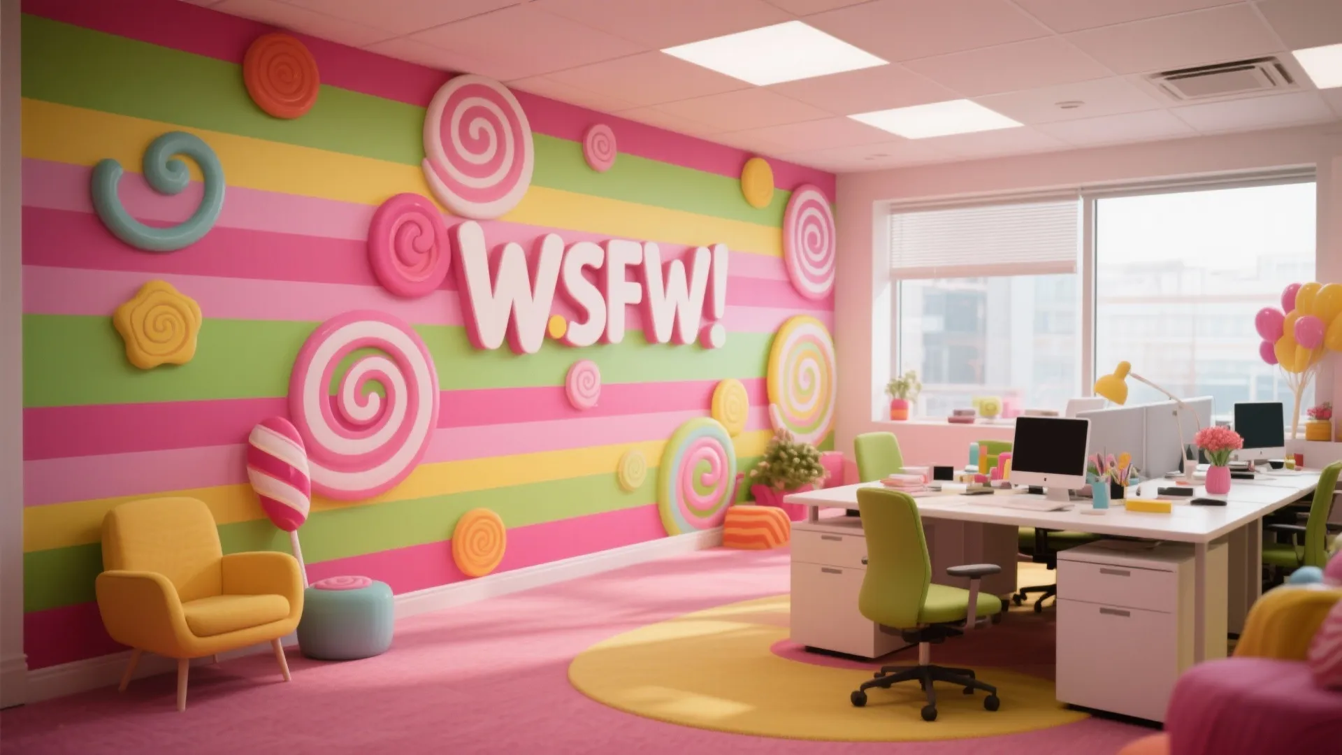 4. Striped & Swirled Walls