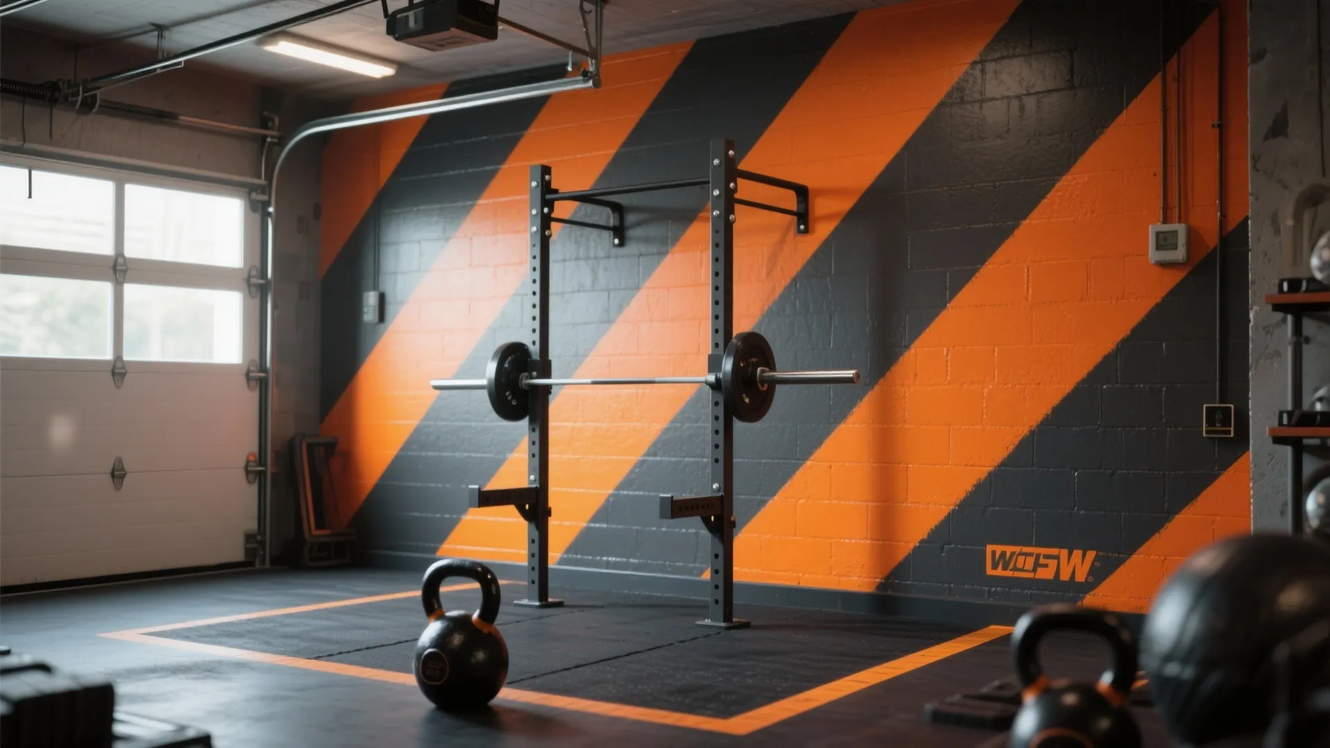 1. High-contrast motivational stripes