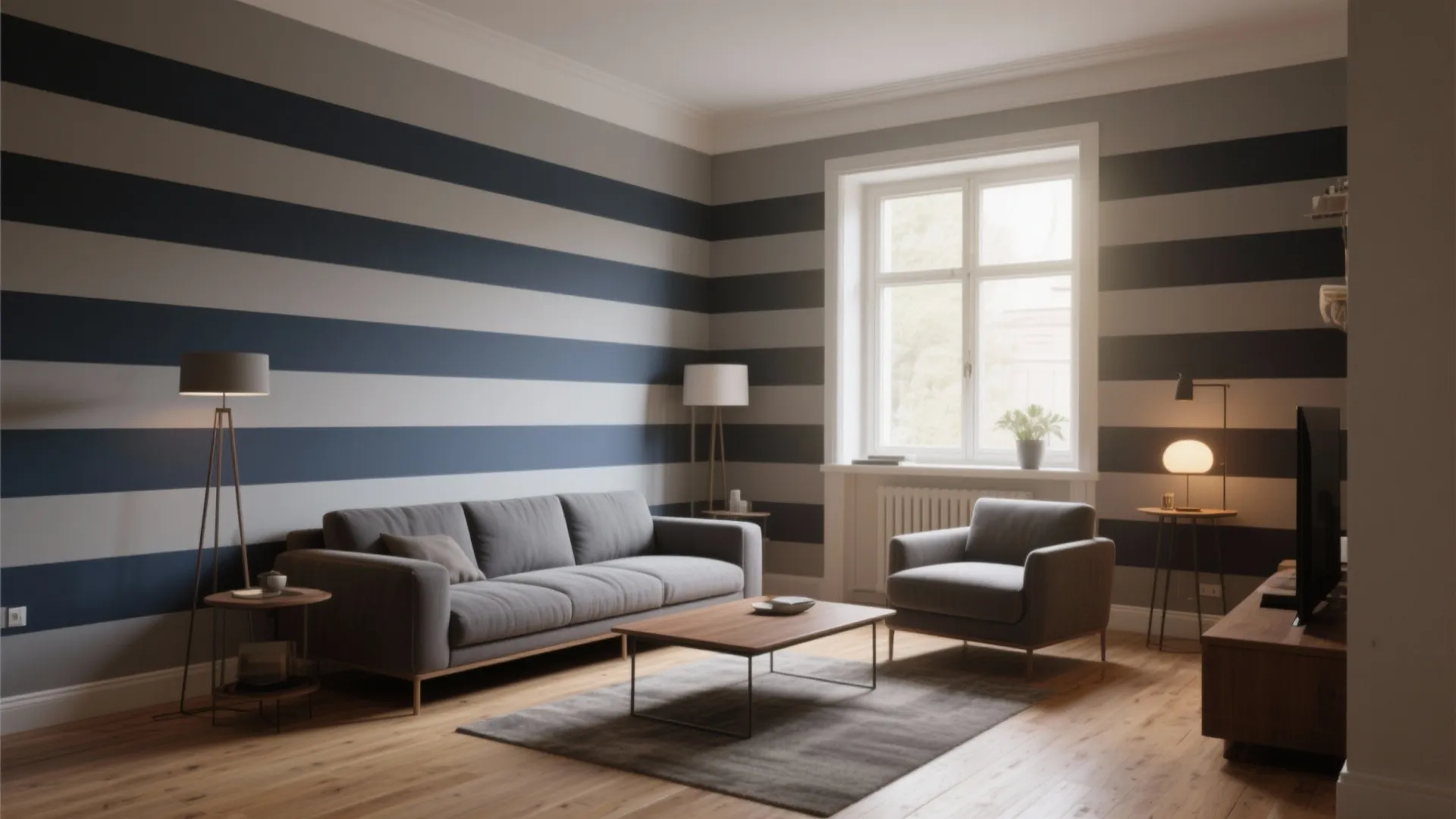 Striped Painted Walls: 5 Creative Ideas: Fresh, small-space friendly stripe ideas from a pro with 10+ years of kitchen and tiny-home makeovers