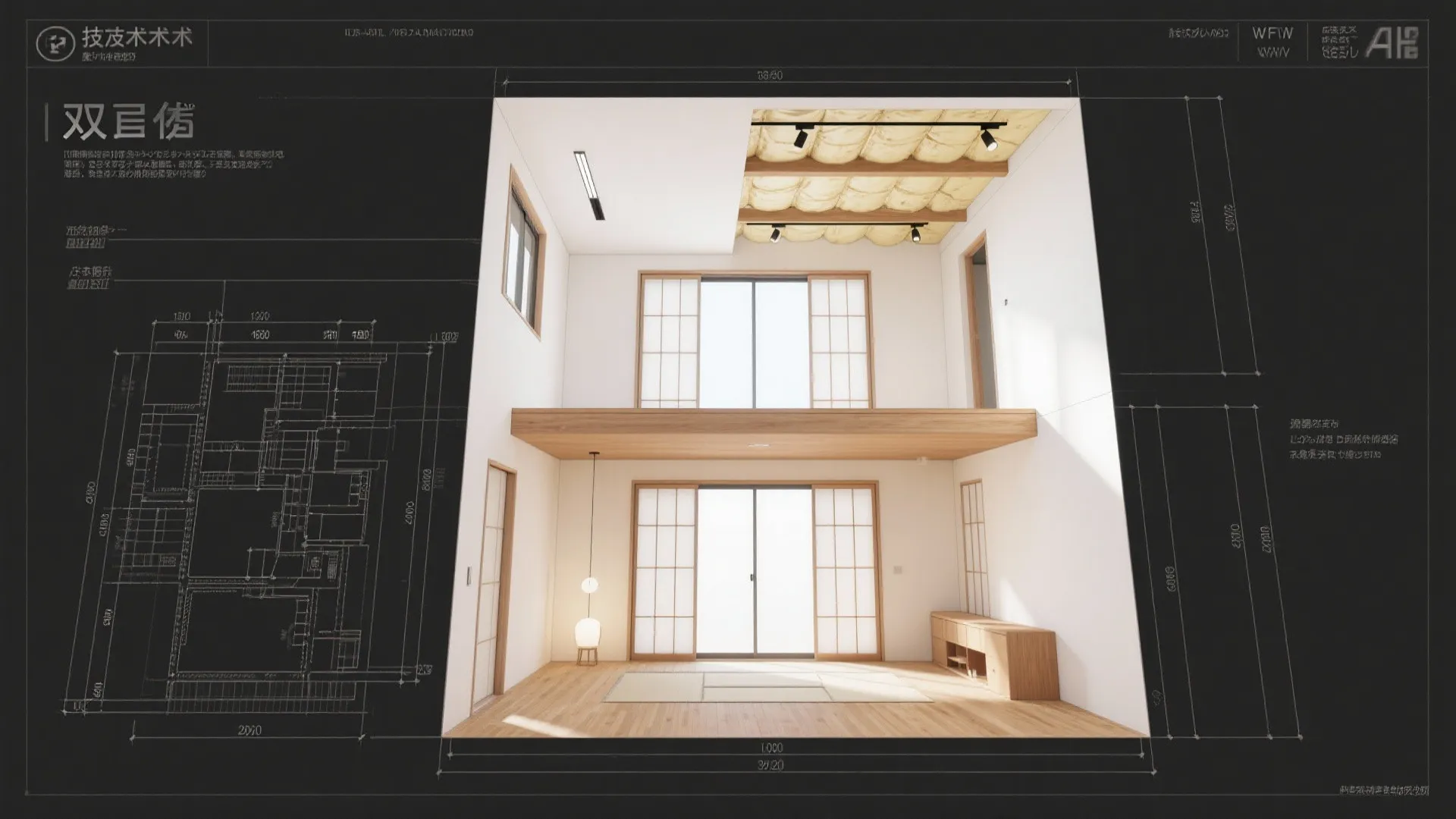 構造・断熱とメンテの勘所：吹き抜けは“性能”で支える（日本都市／东京小户型）